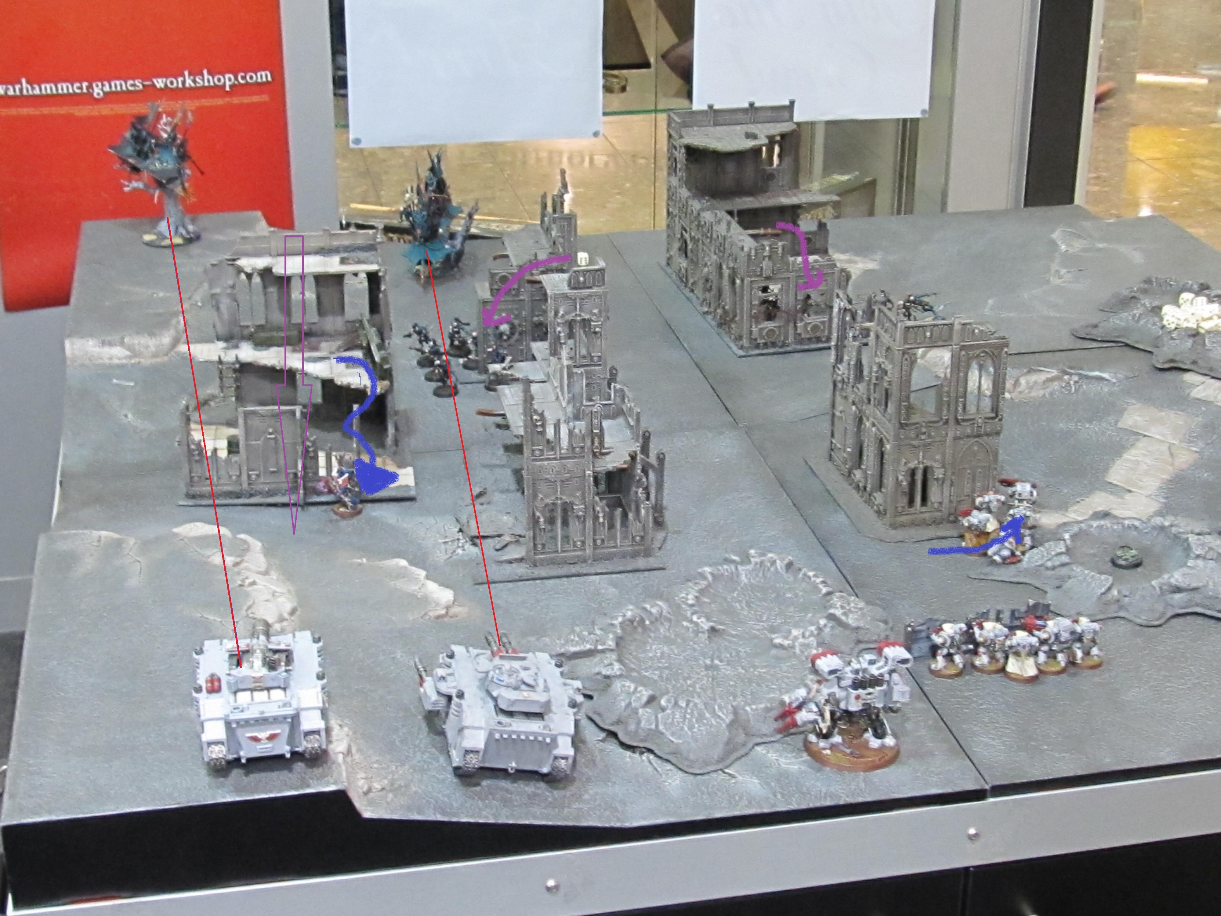 End of 1st turn GN side