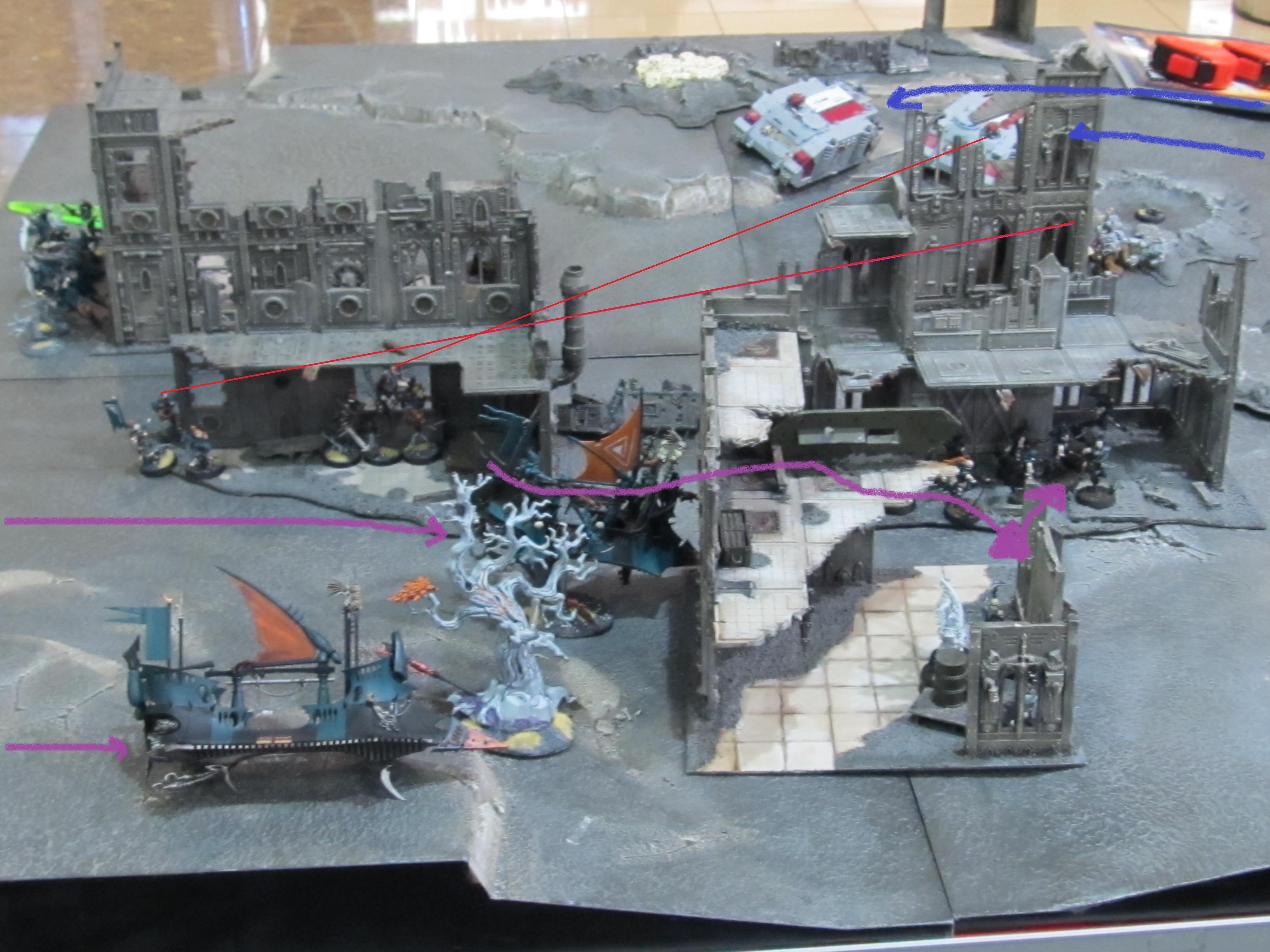 End of 2nd turn DE side