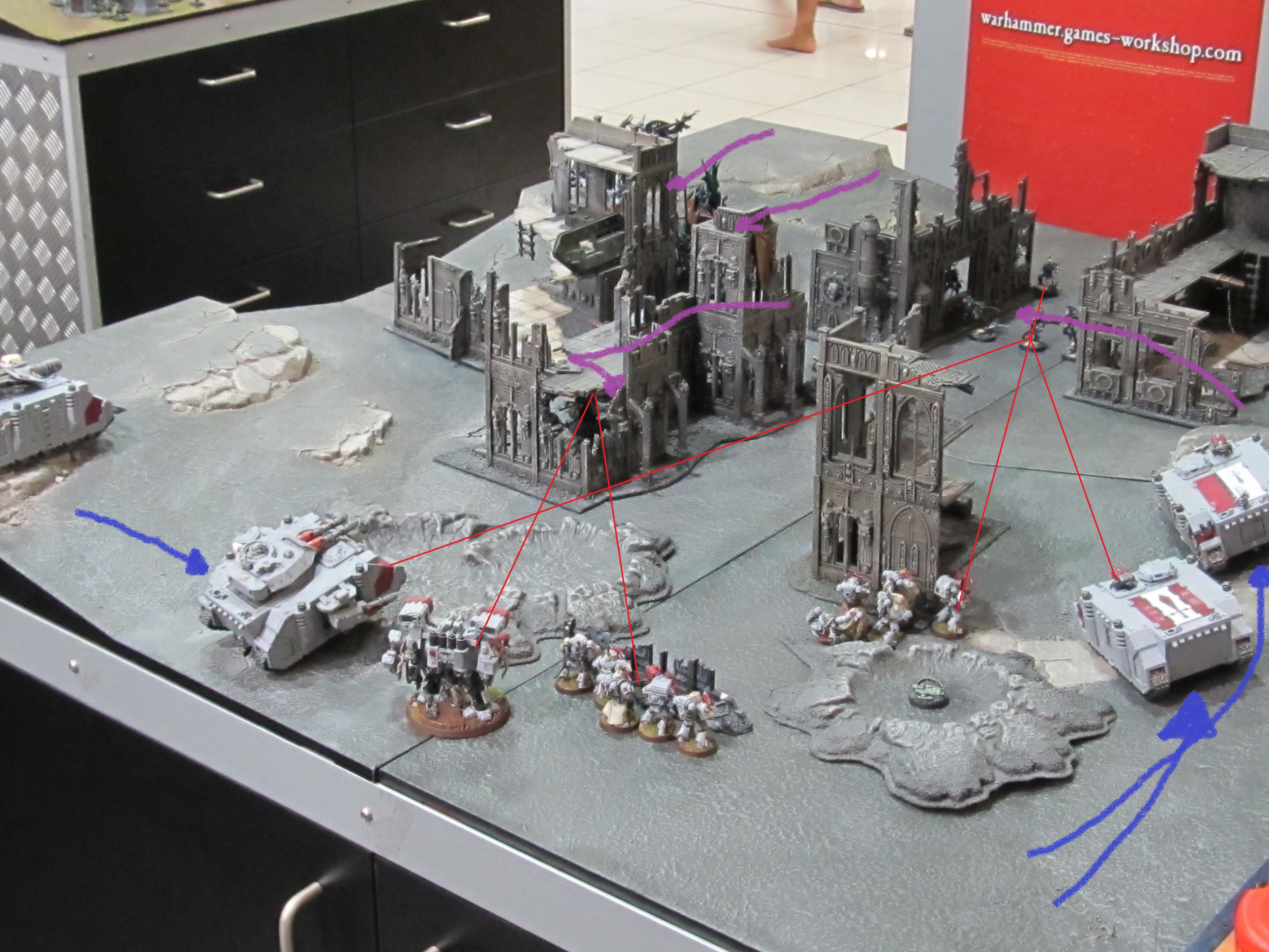 End of 2nd turn GN side