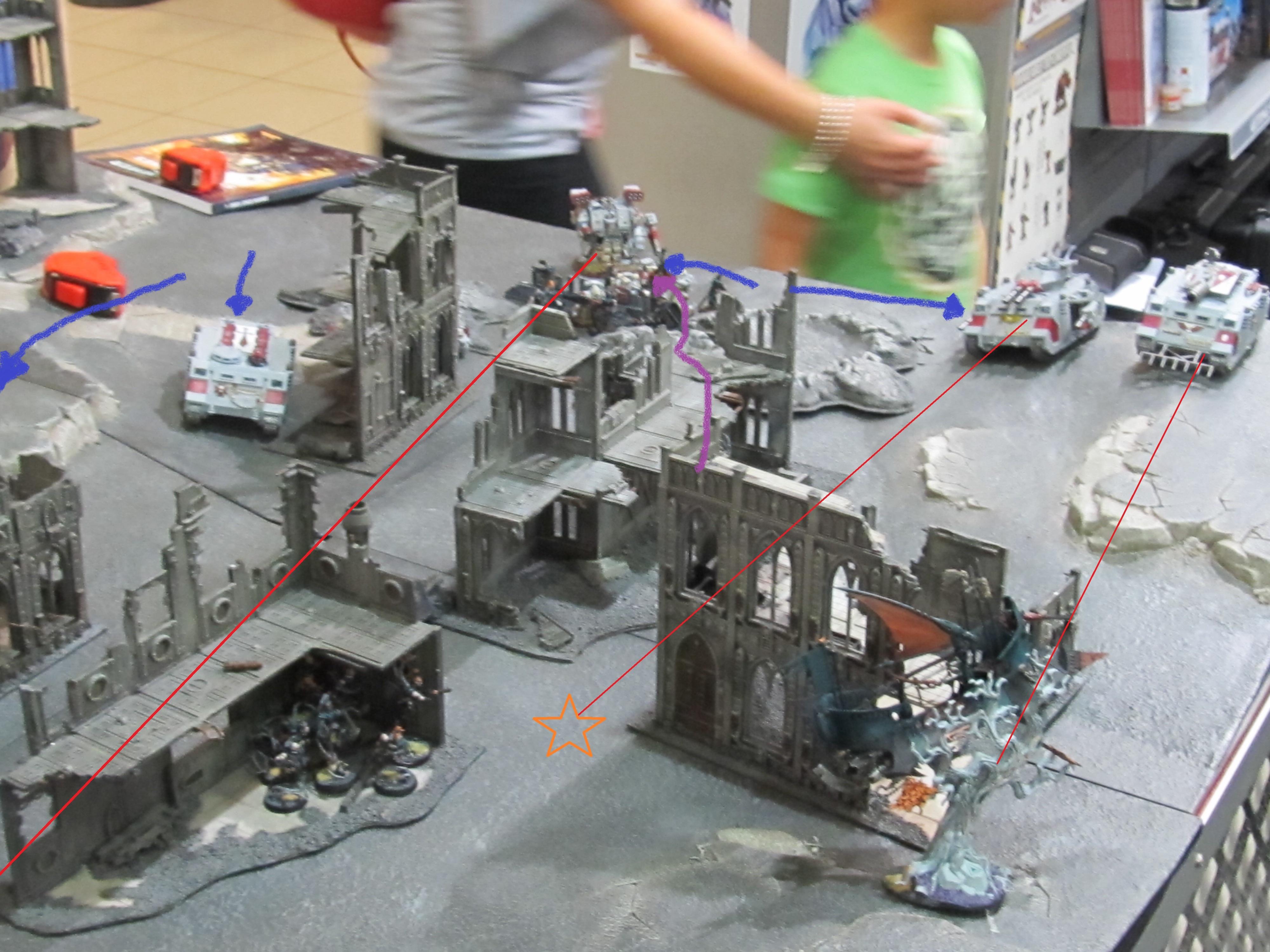 End of 3rd turn DE side