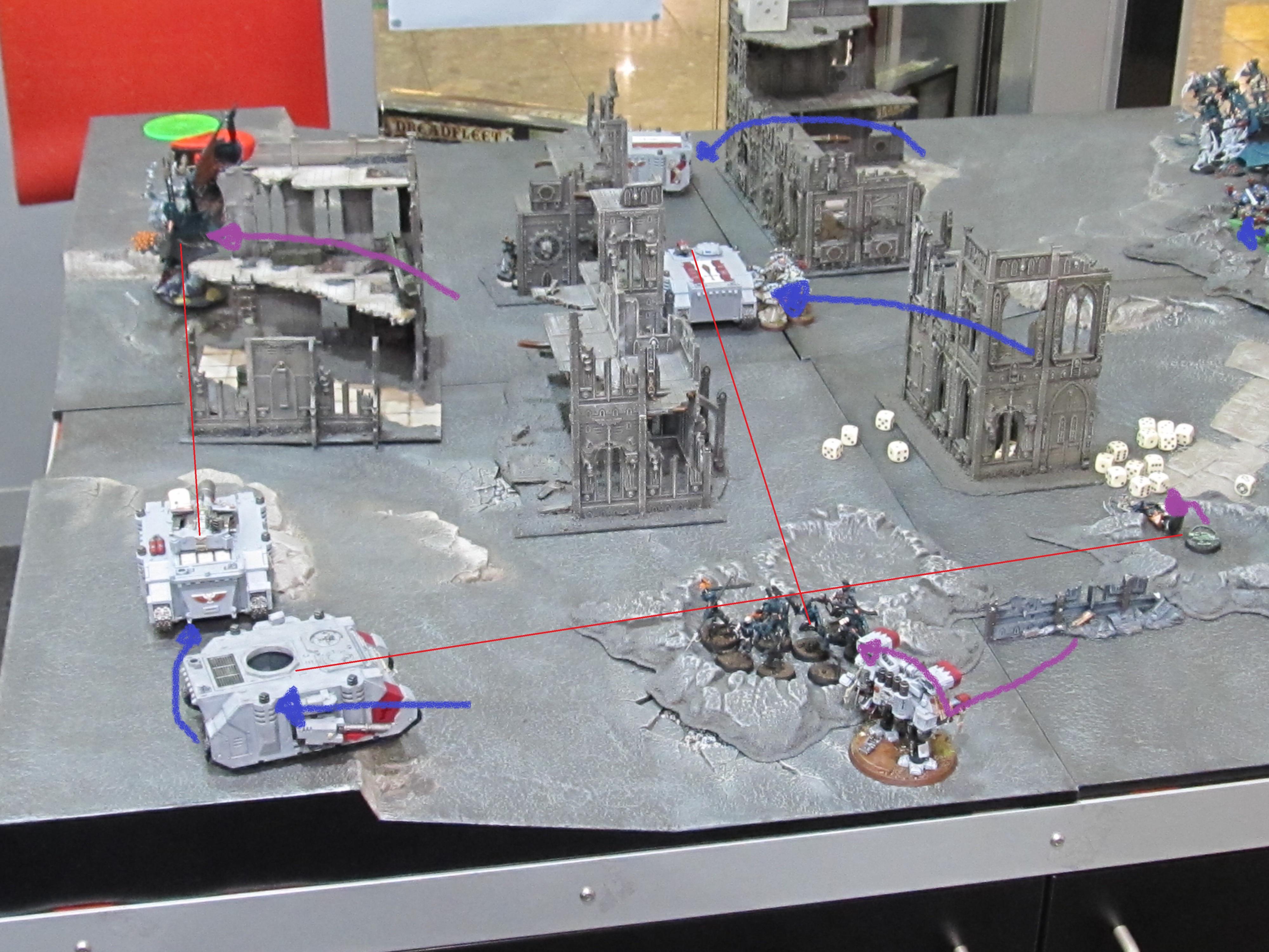 End of 5th turn GN side