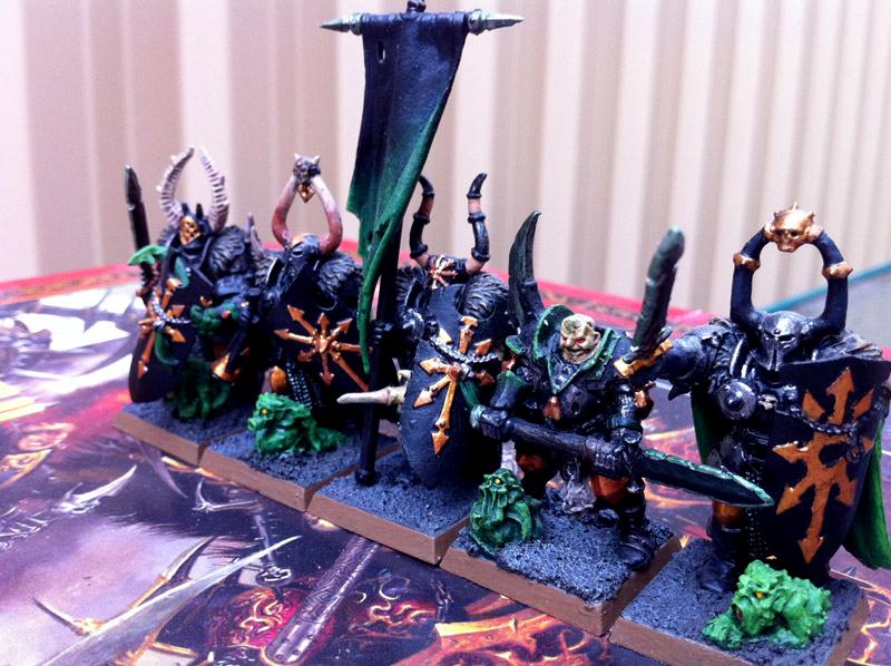 Chaos Warrior, Command, Nurgle, Nurgle Chaos Warrior Command Tentacle, Tentacle