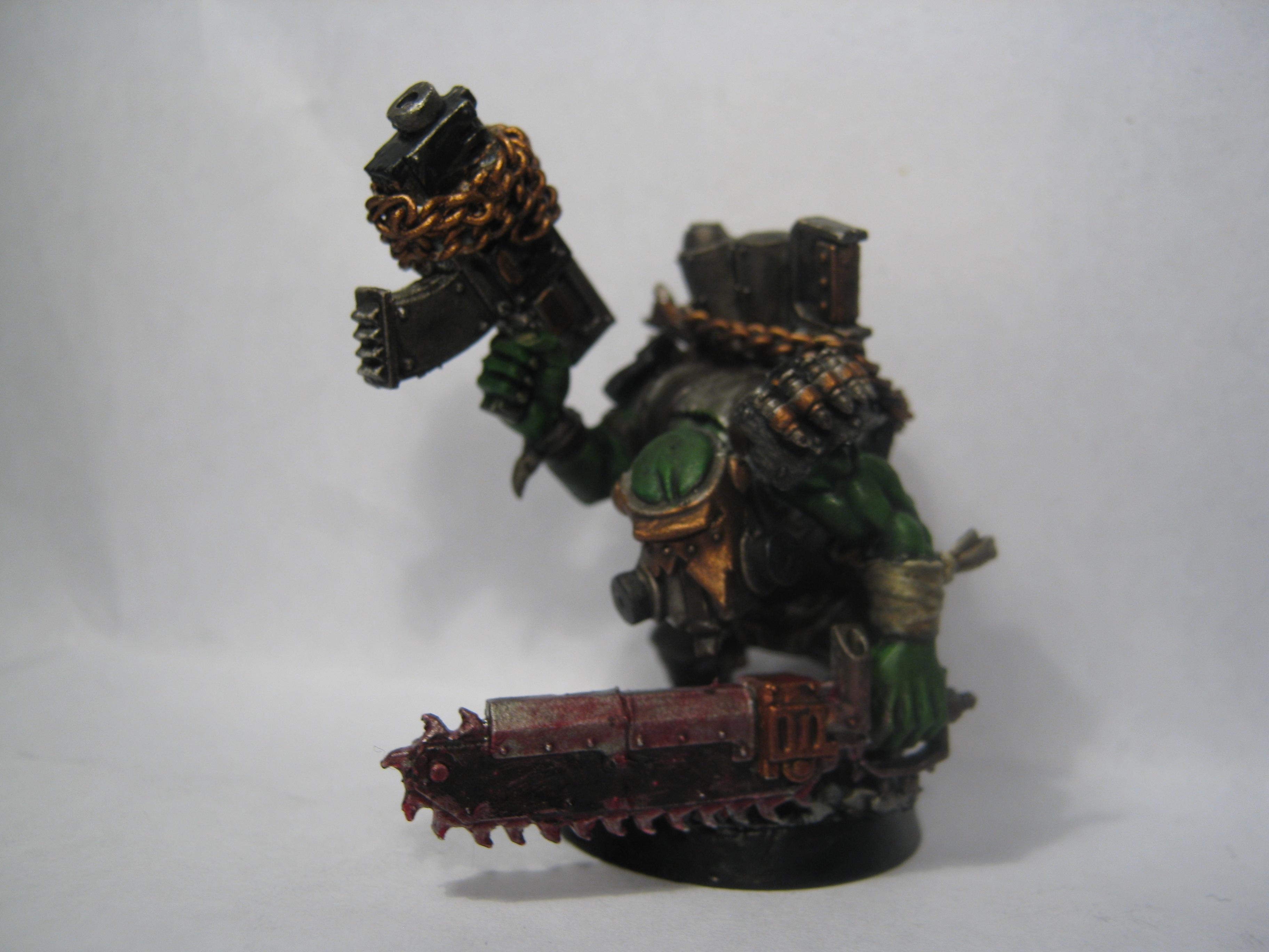 Gas Mask, Gore, Kommando, Orks, Waaagh Dakka, Warhammer 40,000