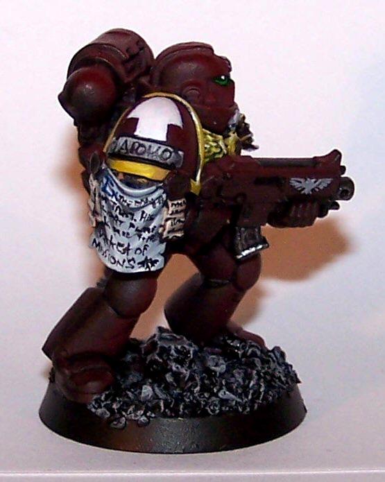 Emperor's Wings, Flamer, Missile Launcher, Rubble Bases, Serg, Sergeant, Space Marines, Tactical Squad, Warhammer 40,000