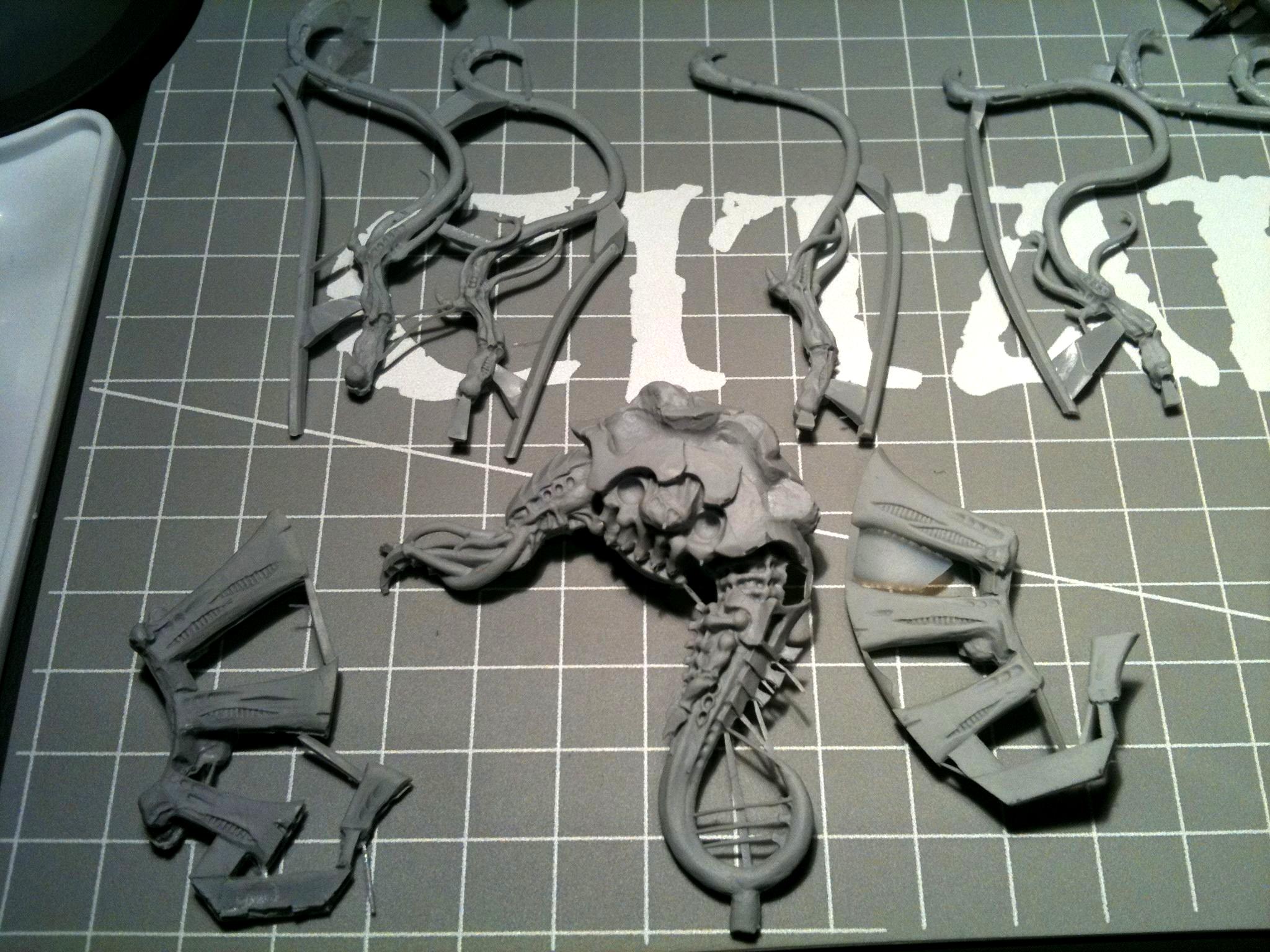 Da Dark Angelz, Finecast, Gms, Orks, Trukk, Venomthrope, Work In Progress