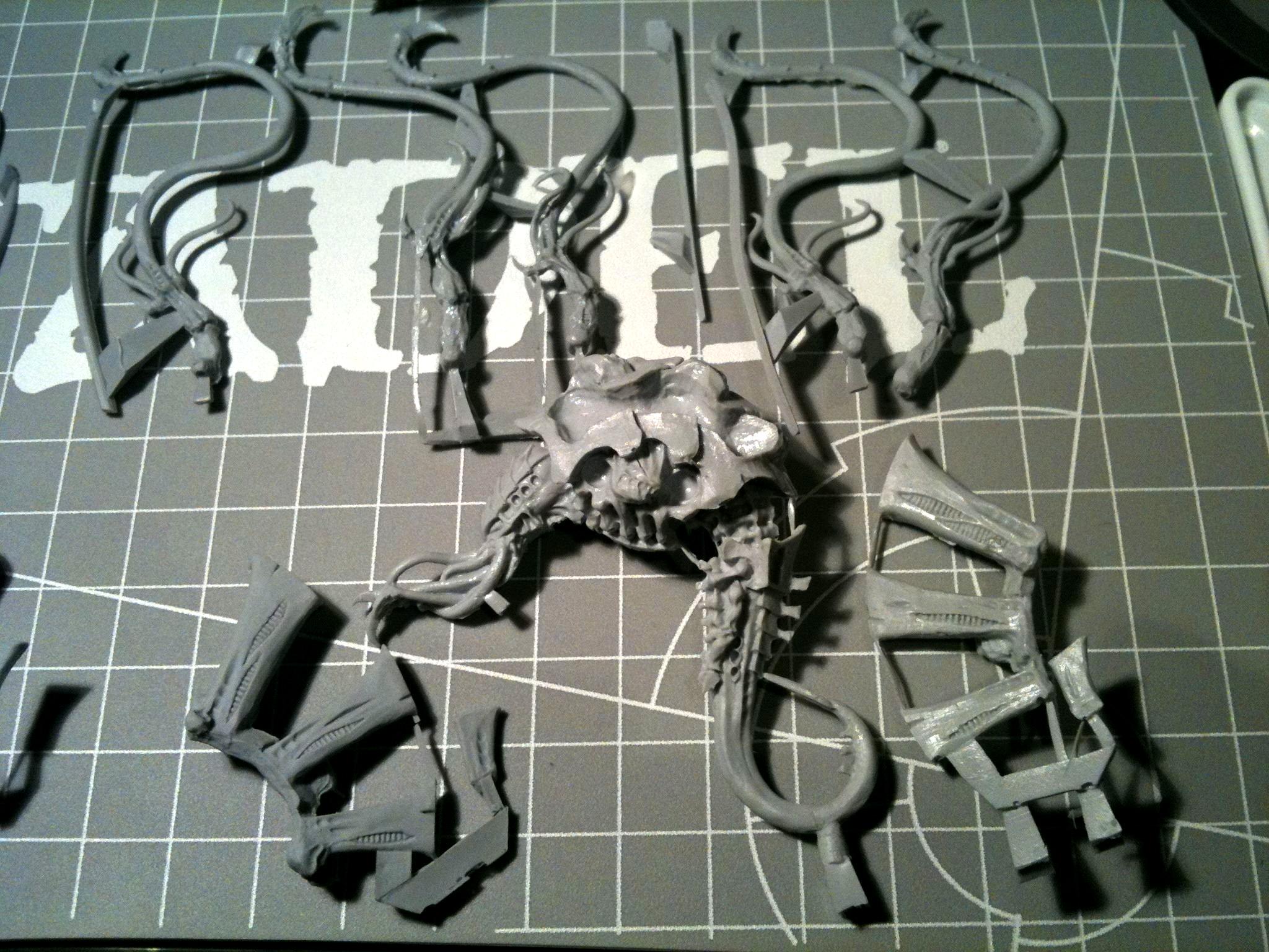 Da Dark Angelz, Finecast, Gms, Orks, Trukk, Venomthrope, Work In Progress