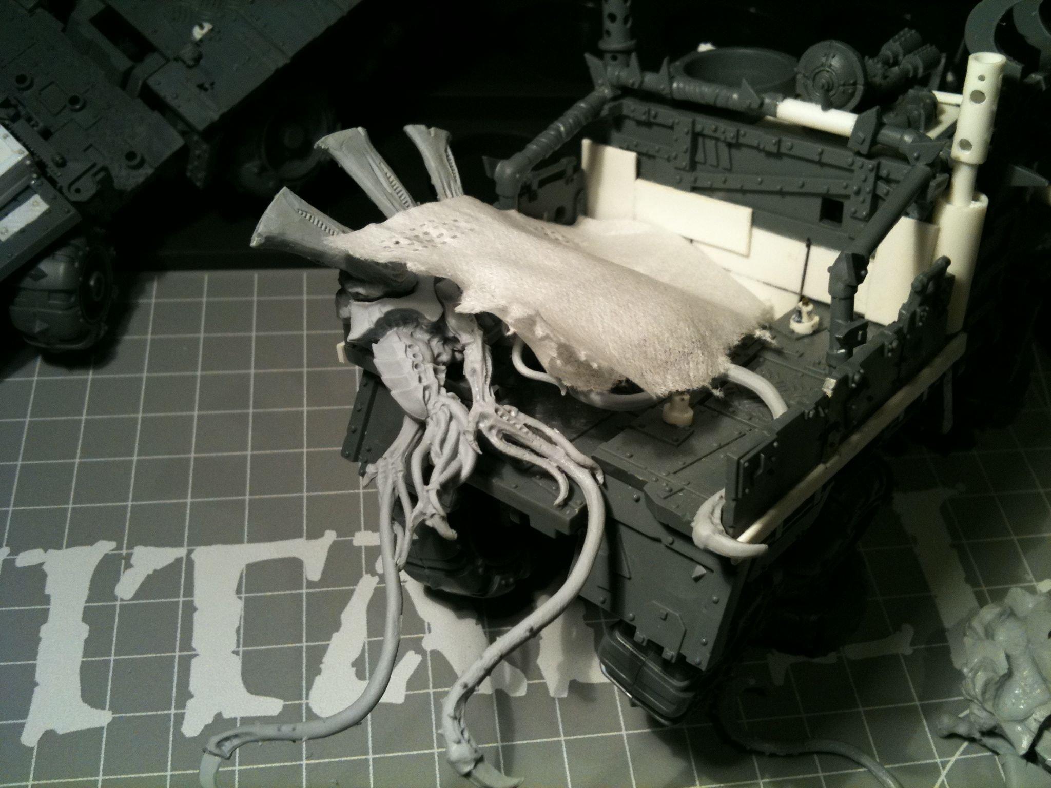 Da Dark Angelz, Gms, Orks, Trukk, Work In Progress