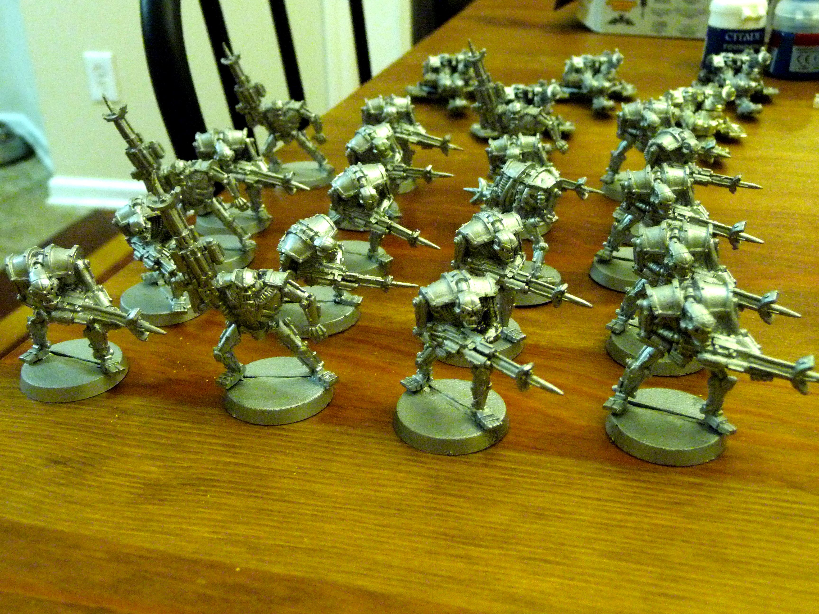 Necron Warriors, Necrons, Old Style Necrons, Out Of Production