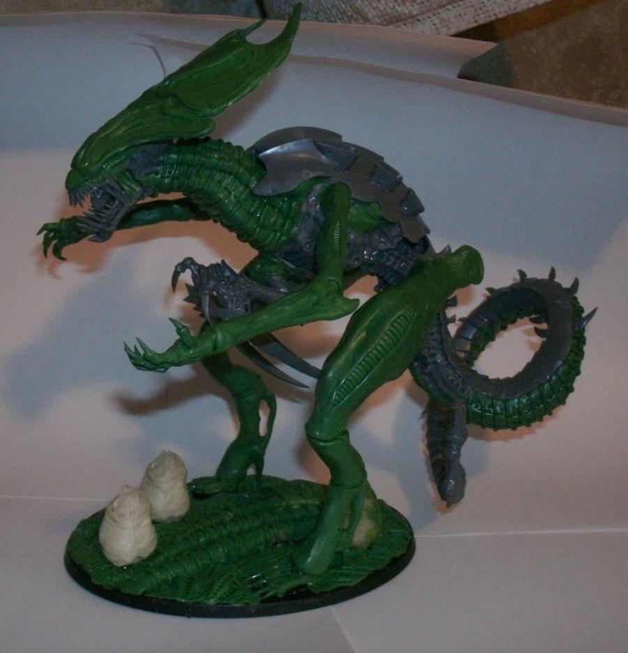 Alienids, Conversion, Greenstuff, Scratch Build, Tervigon, Trygon, Tyranids, Xenomorph