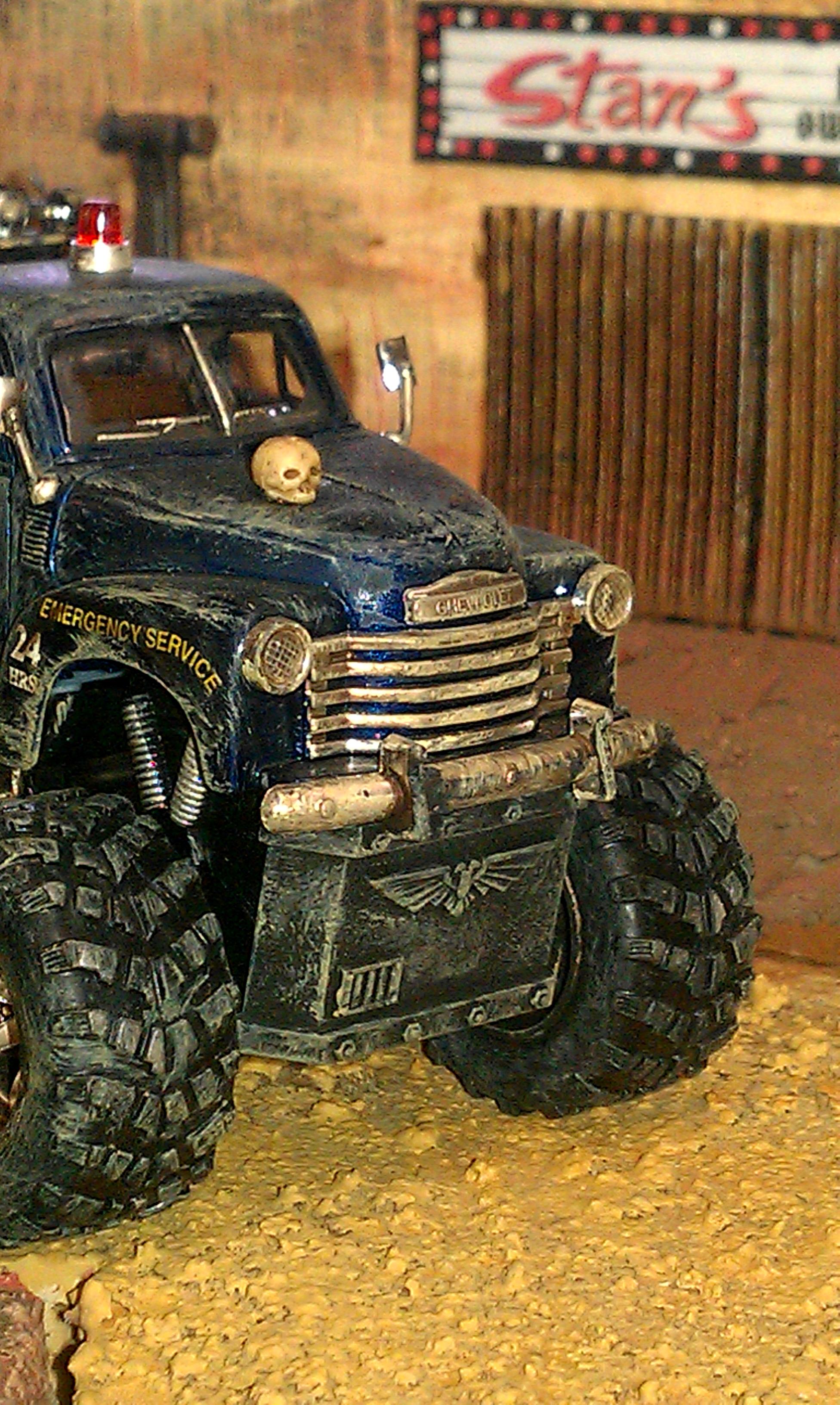 Cities Of Death, Conversion, Desert, Orks, Pick Up, Sesert, Space Marines, Tatooine, Warhammer 40,000, Warhammer Fantasy