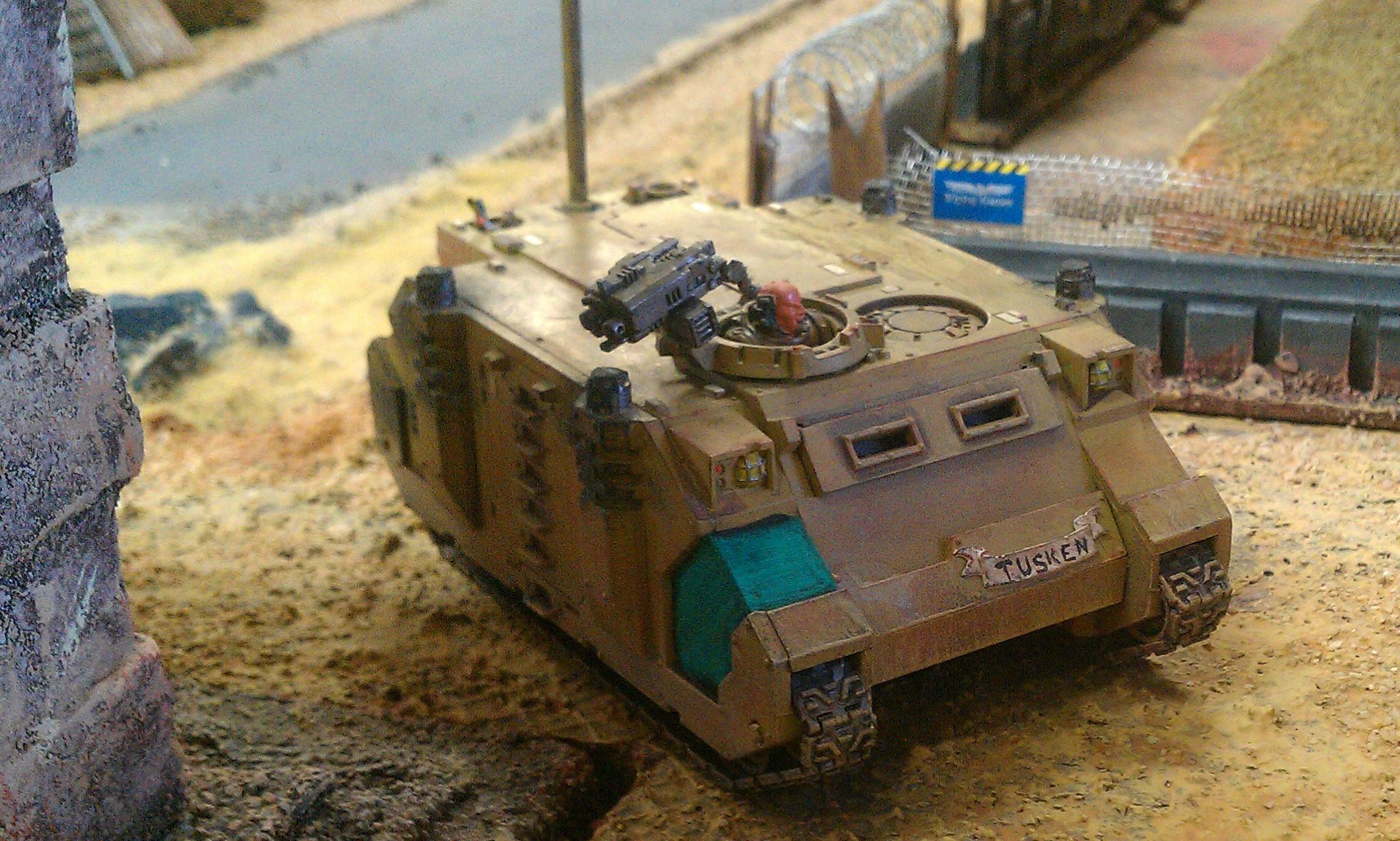 Cities Of Death, Custom, Desert, Rhino, Space Marines, Warhammer 40,000, Warhammer Fantasy