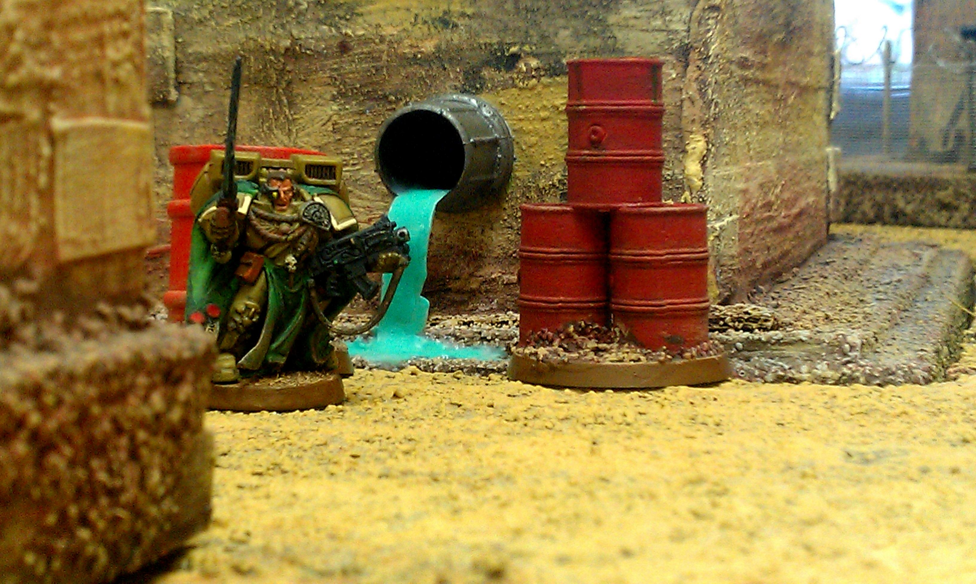 Assault On Black Reach, Captain, Cities Of Death, Conversion, Custom, Desert, Space Marines, Warhammer 40,000, Warhammer Fantasy