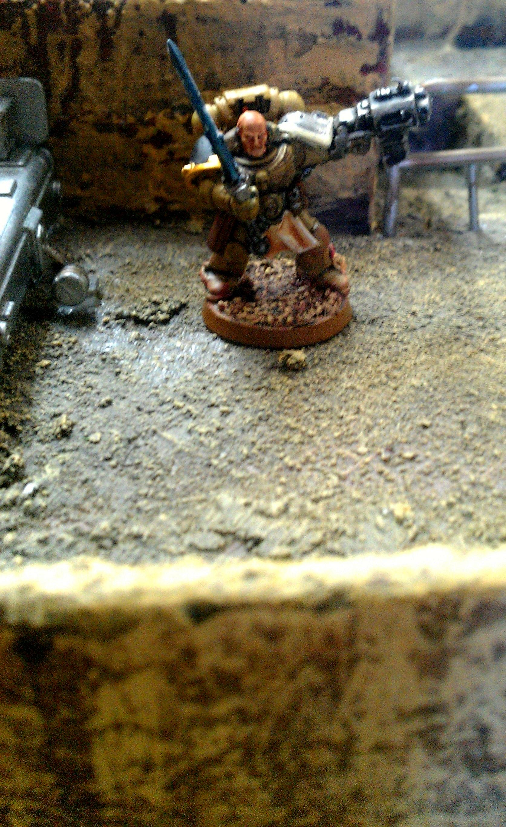 Assault On Black Reach, Cities Of Death, Conversion, Custom, Desert, Sergeant, Space Marines, Warhammer 40,000, Warhammer Fantasy
