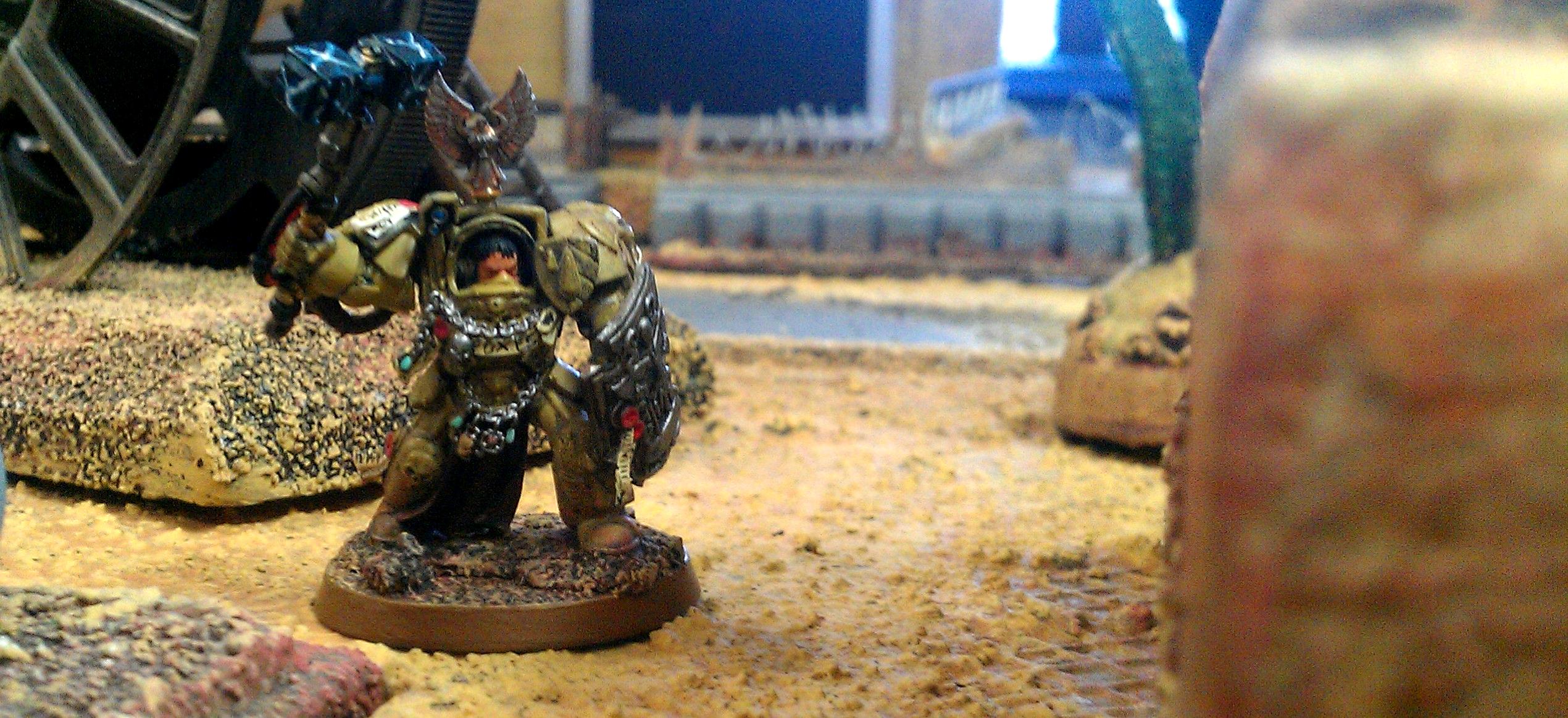 Cities Of Death, Custom, Desert, Space Hulk, Space Marines, Terminator Armor, Warhammer 40,000, Warhammer Fantasy