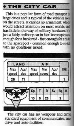 Cars, Copyright Games Workshop, Rogue Trader