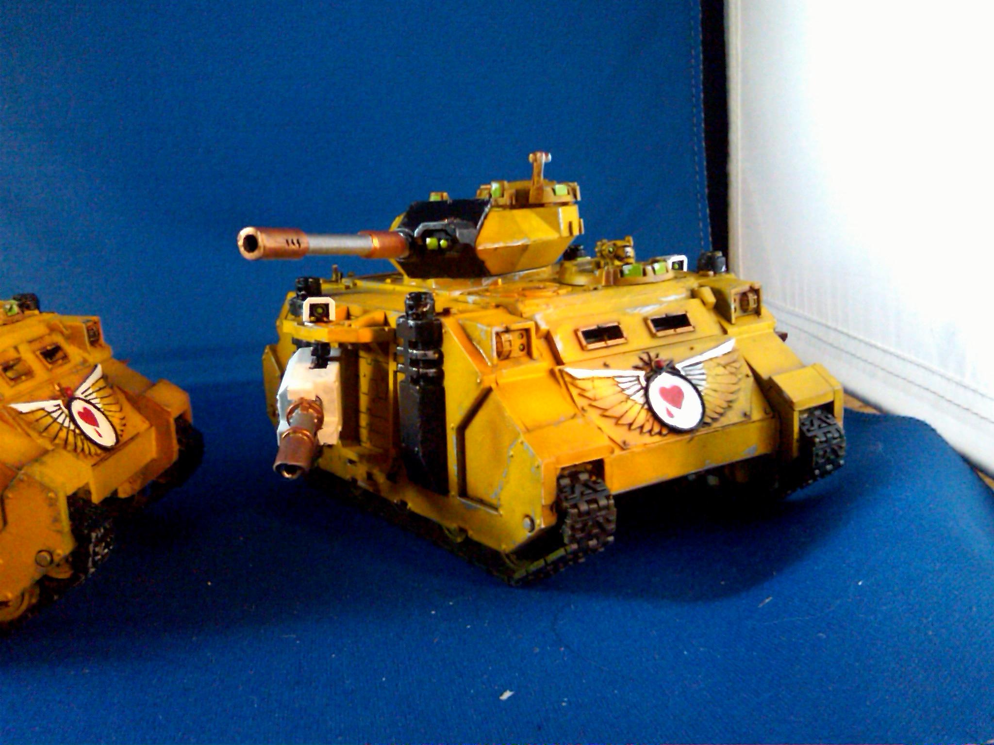 Lamenters Space Marine Yellow Predator Laser Canon
