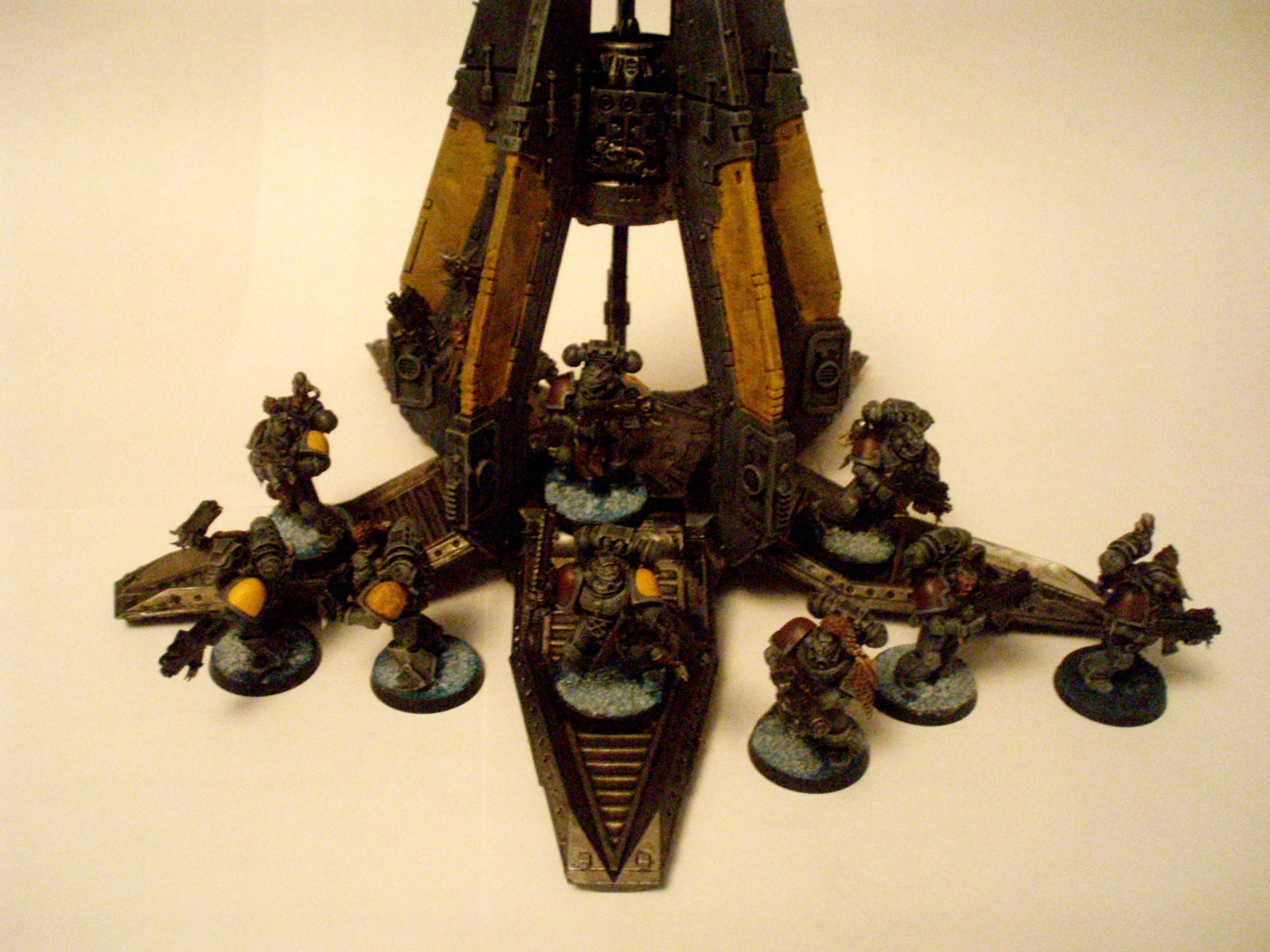 Drop Pod, Grey Hunter, Space Marines, Space Wolves