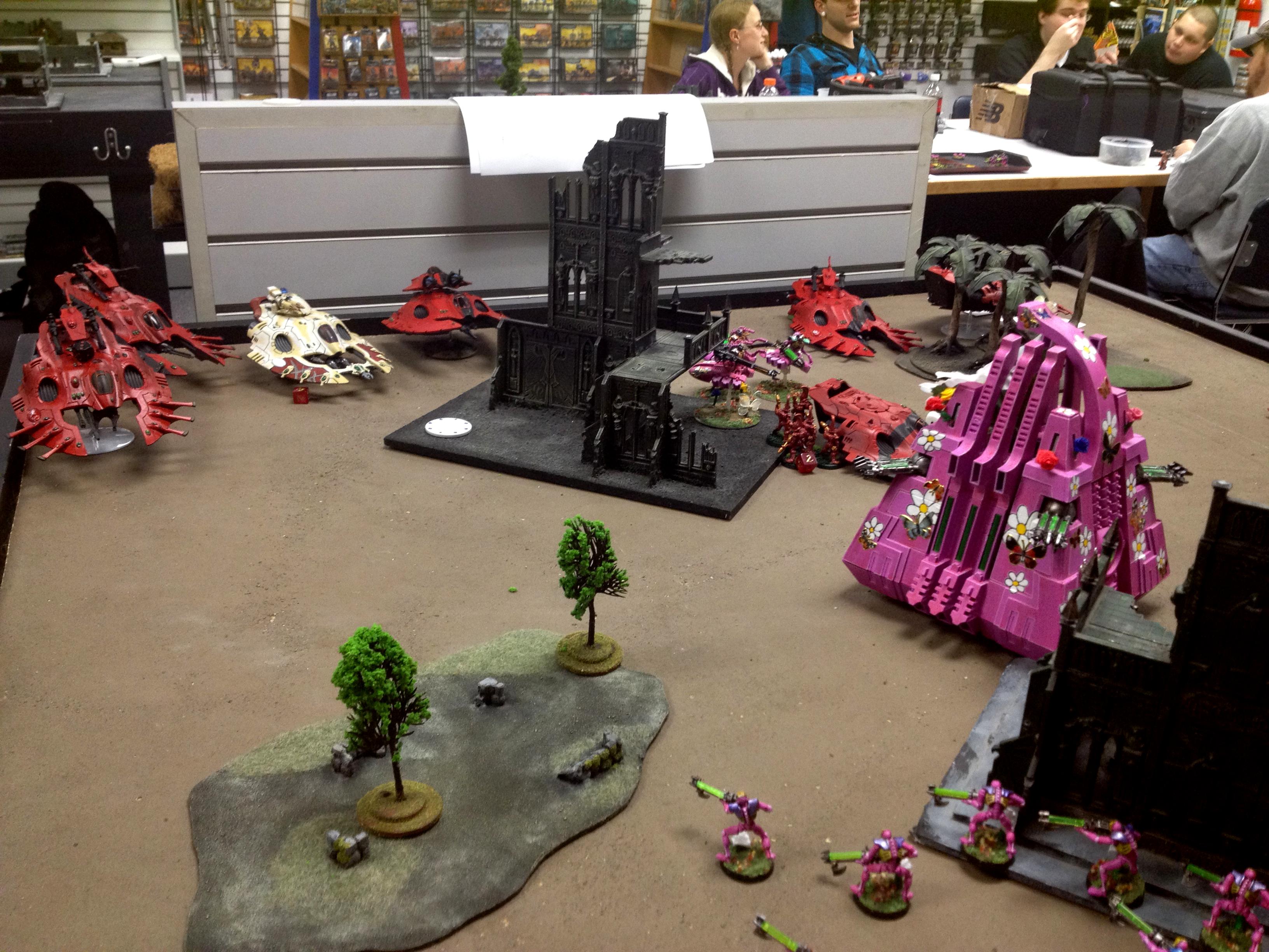 Break, Eldar, Game Table, Girlie, Necrons, Pink, Table Top