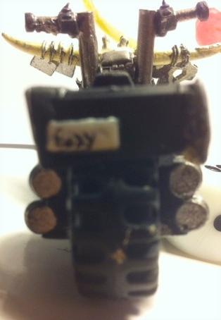 Eezy is written on it but its really blury sorry about that
