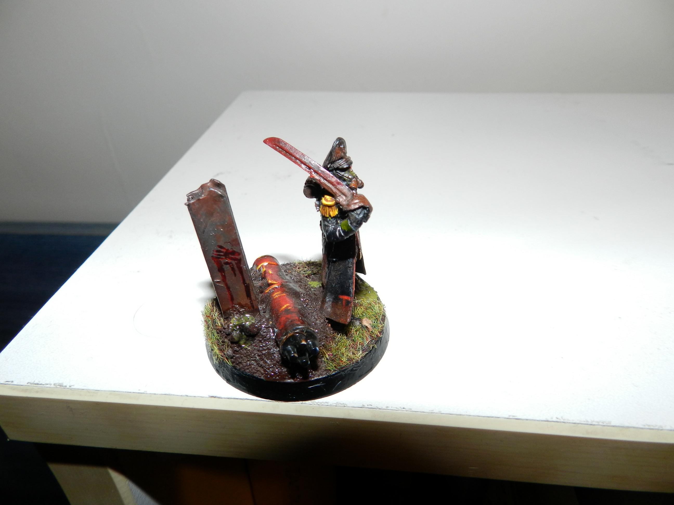Death Korps of Krieg, Forge World, Imperial Guard, Lord Commissar, Mud, Siege