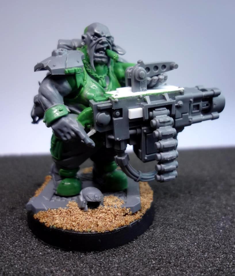 Flak Cannon, Imperial Guard, Ogres, Ogryns, Scratch Build