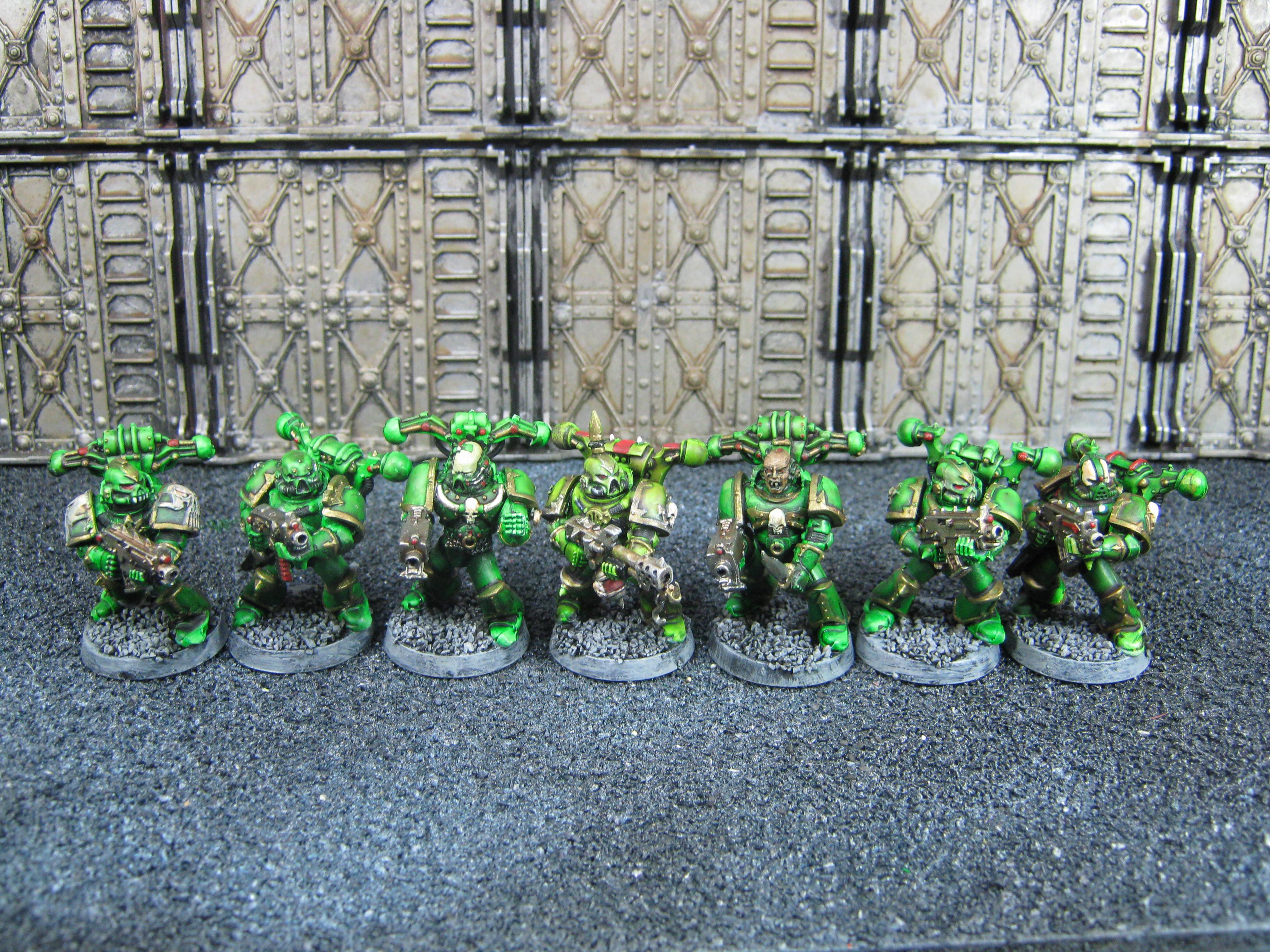 Chaos Space Marines, Conversion, Death Guard, Nurgle, Plague Marines, Warhammer 40,000