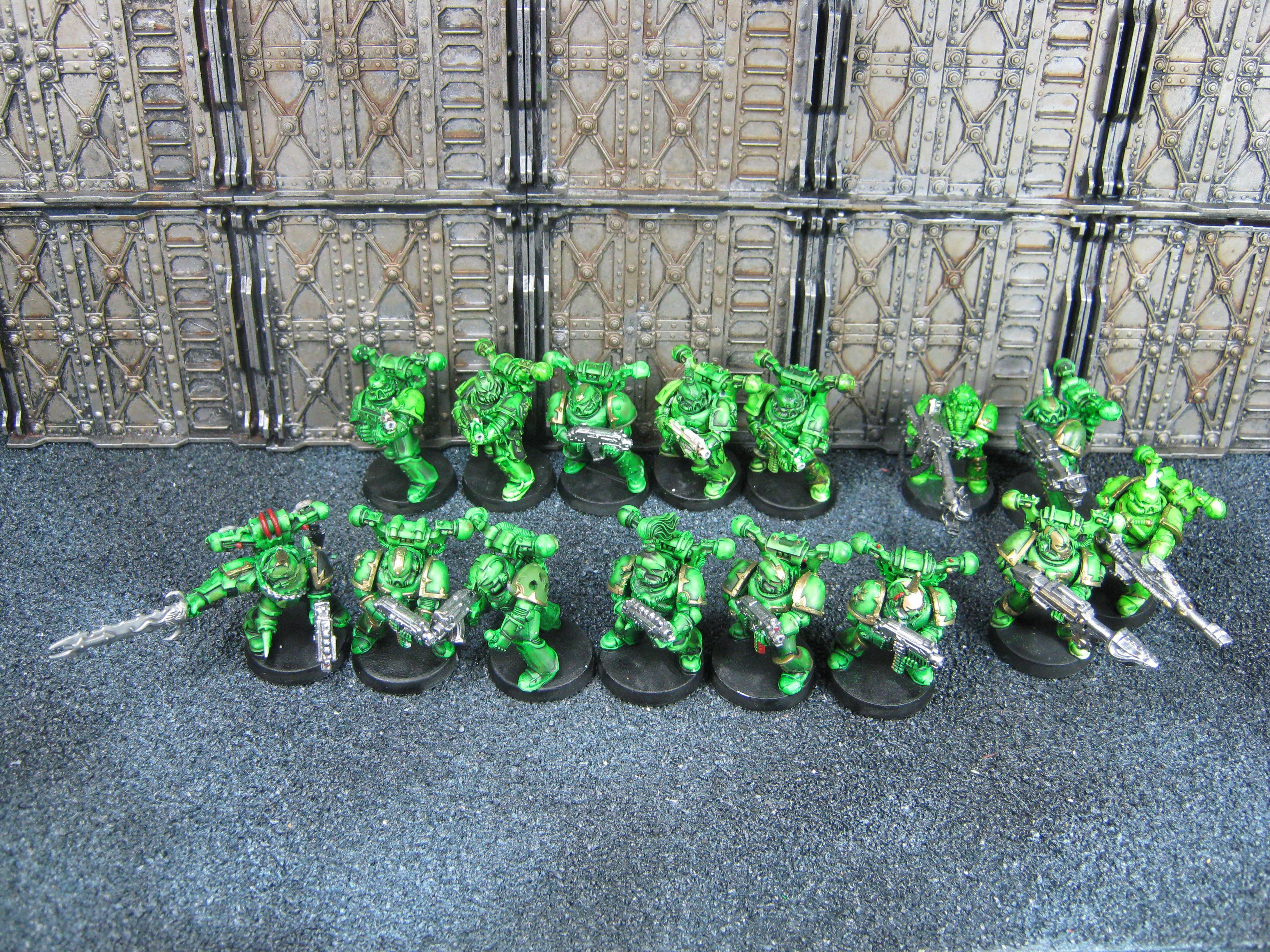 Chaos Space Marines, Conversion, Death Guard, Nurgle, Plague Marines, Warhammer 40,000