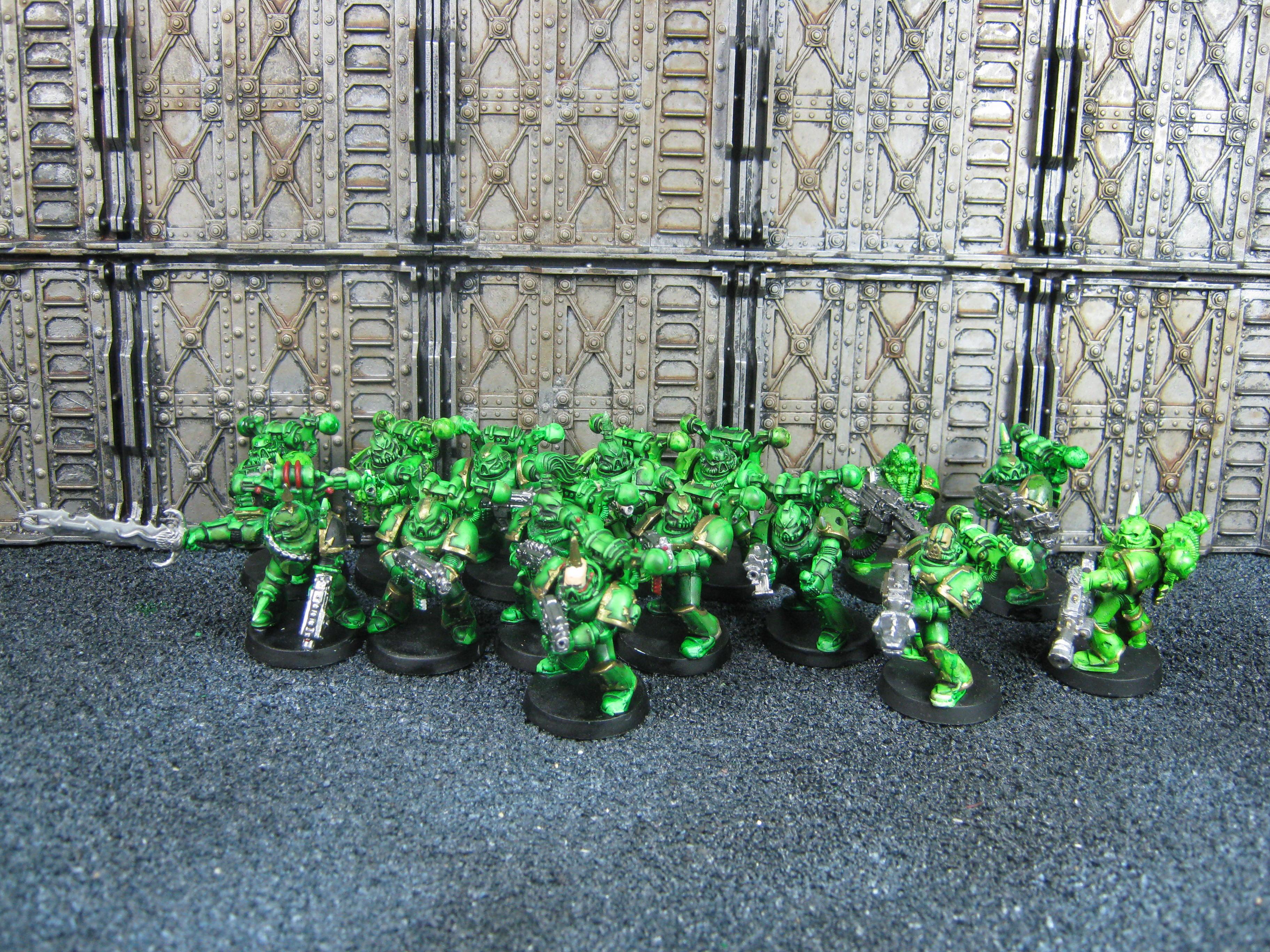 Chaos Space Marines, Conversion, Death Guard, Nurgle, Plague Marines, Warhammer 40,000