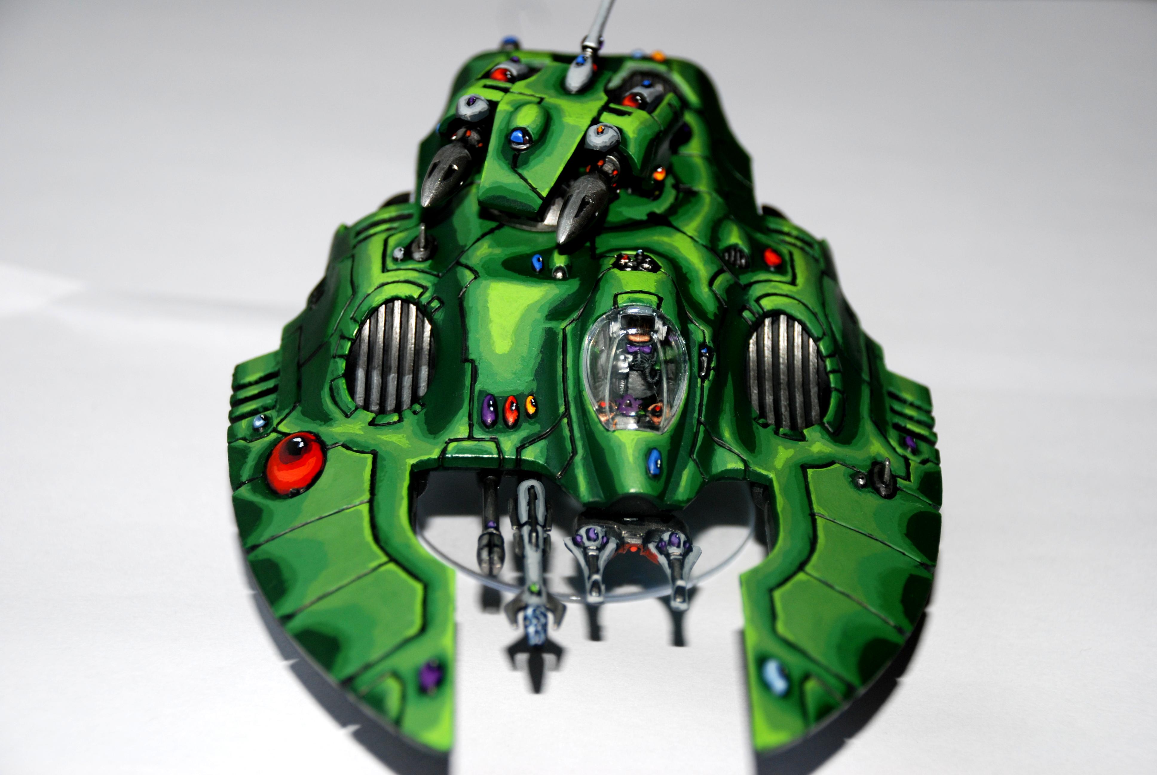 Blending, Eldar, Green, Painted, Transport, Warhammer 40,000, Wave Serpent