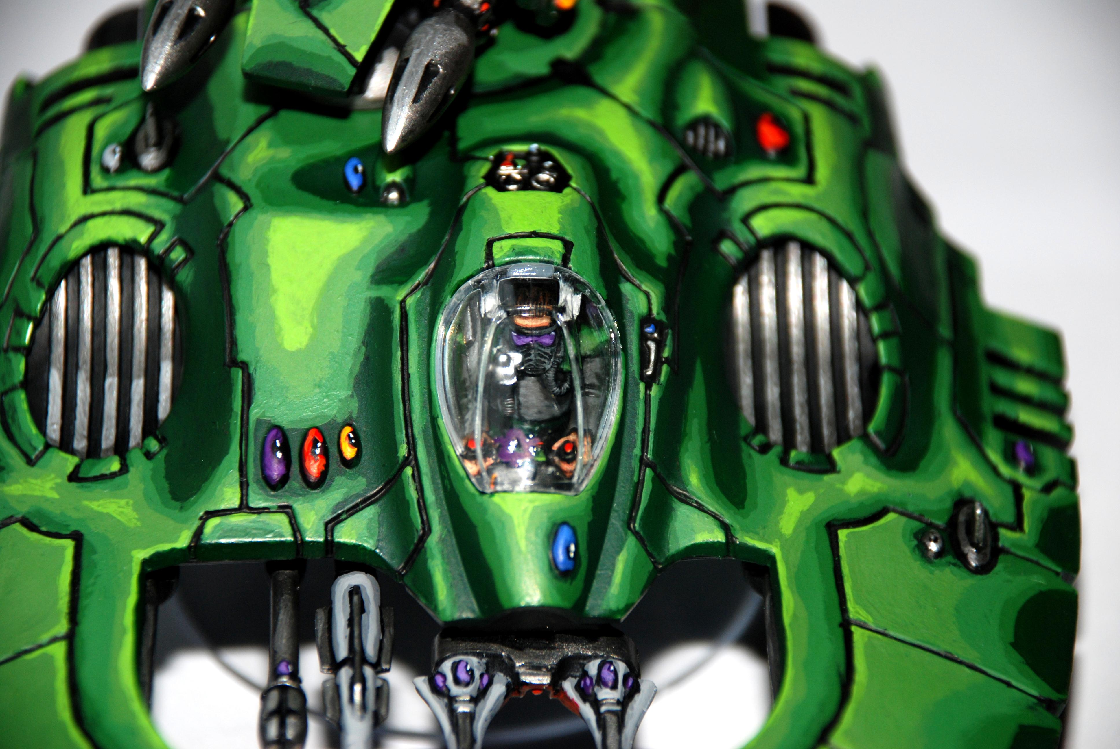 Blending, Eldar, Green, Painted, Transport, Warhammer 40,000, Wave Serpent