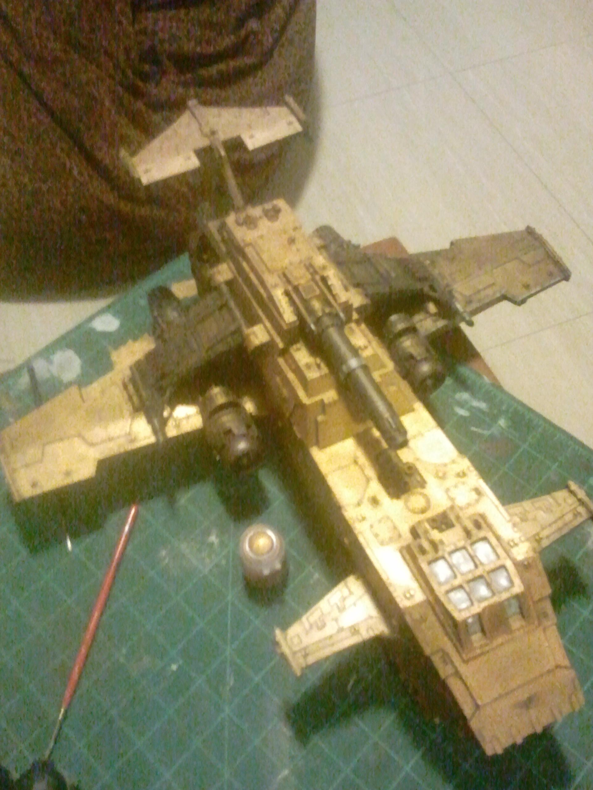 Gold is hard to paint decently without streaks. Looking @ Airbrushing soon