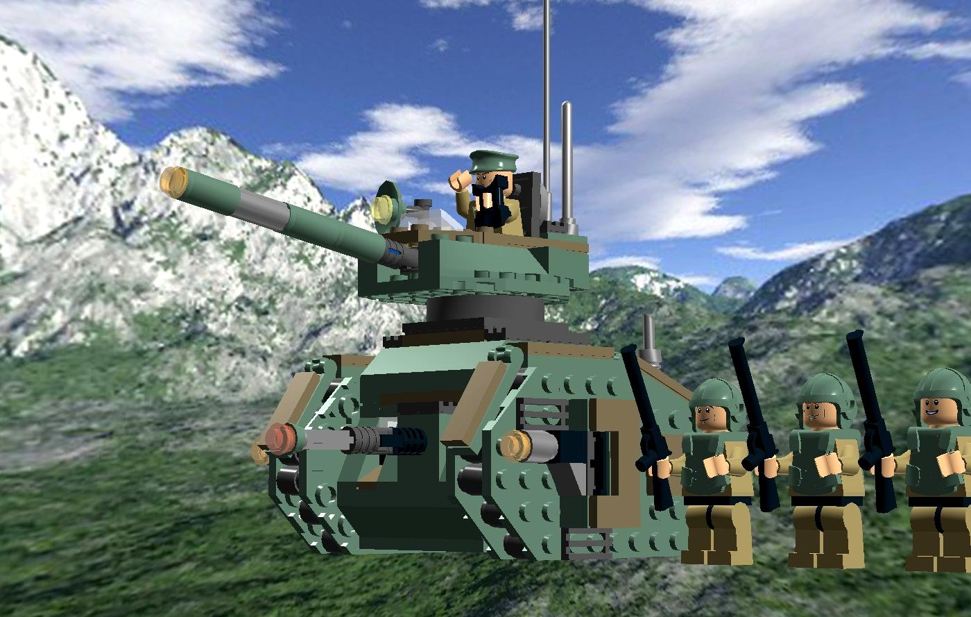 Astra Militarum, Imperial Guard, Lego, Leman Russ
