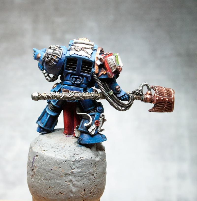 Games Workshop, Librarian, Space Marines, Terminator Armor, Warhammer 40,000, Work In Progress