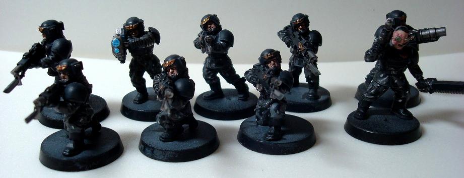 Imperial Guard Squad Black Lasgun
