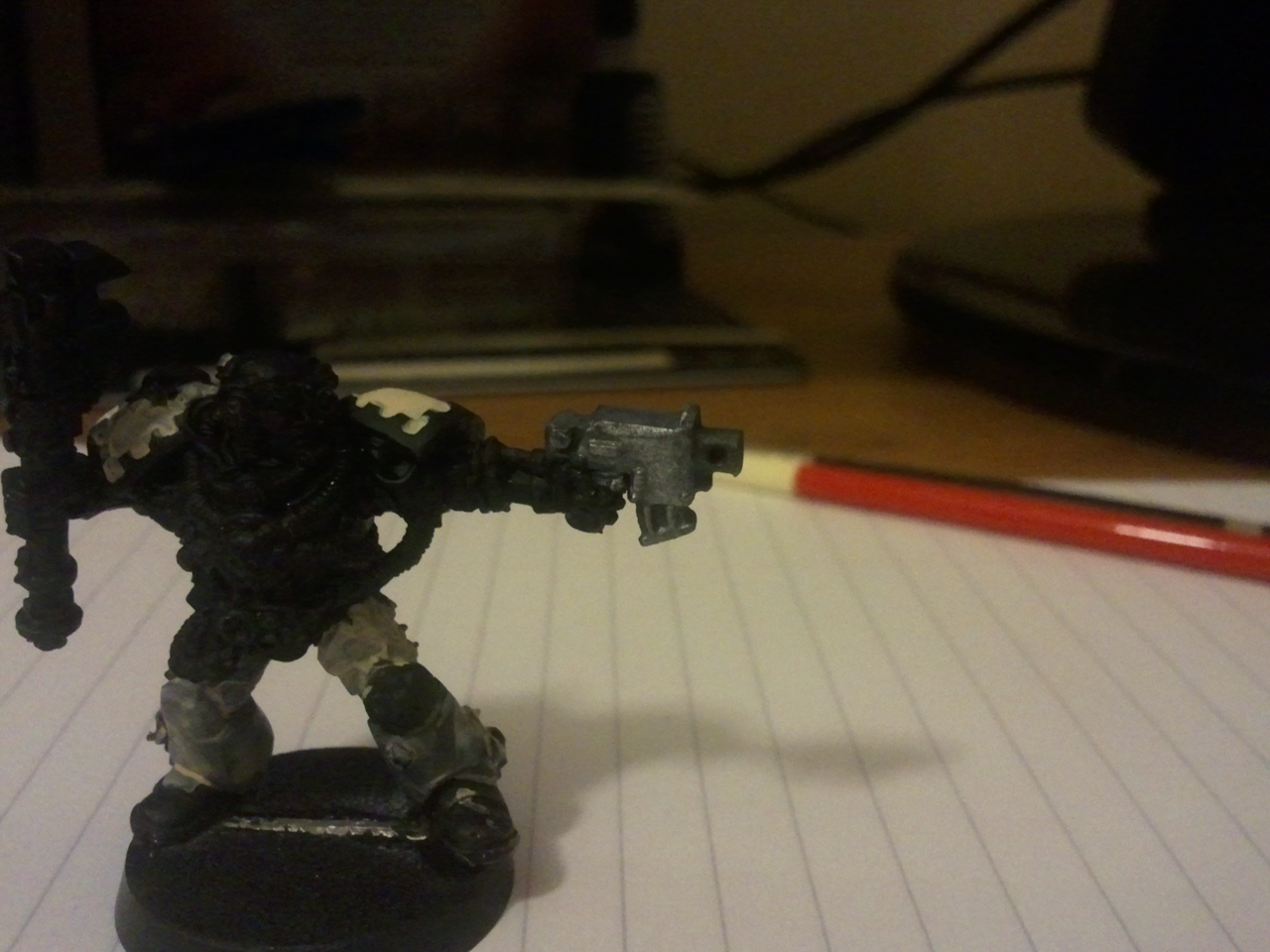 Techmarine used to experiment with metal paints