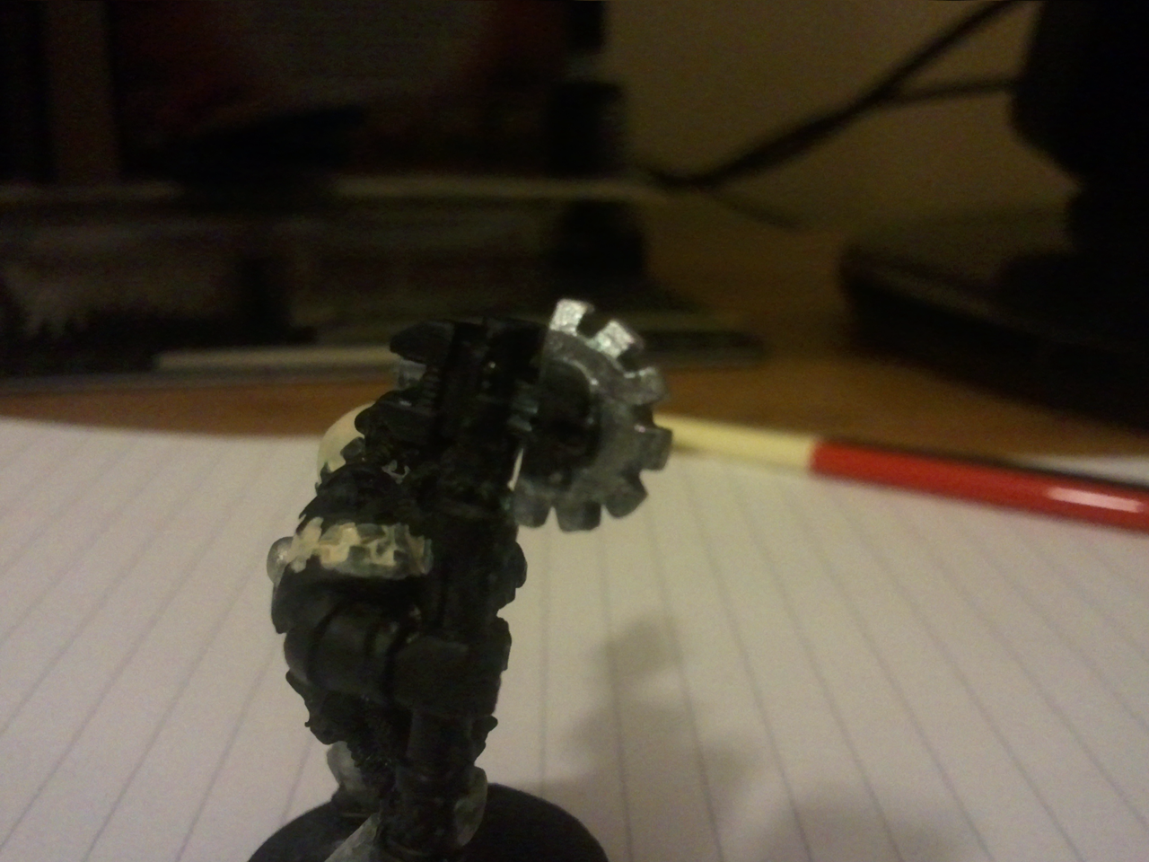 Techmarine used to experiment with metal paints