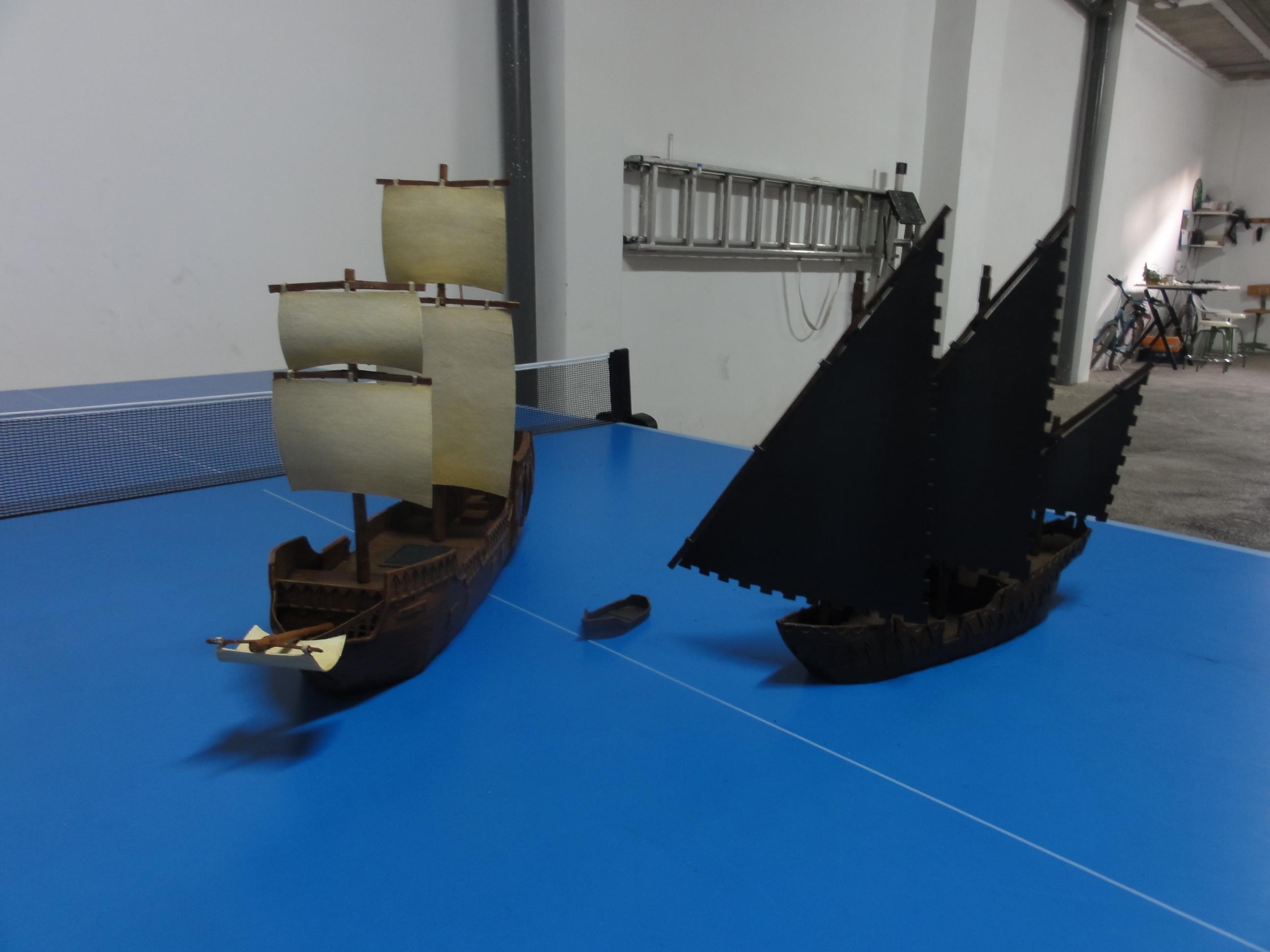 Galleon and Xebec
