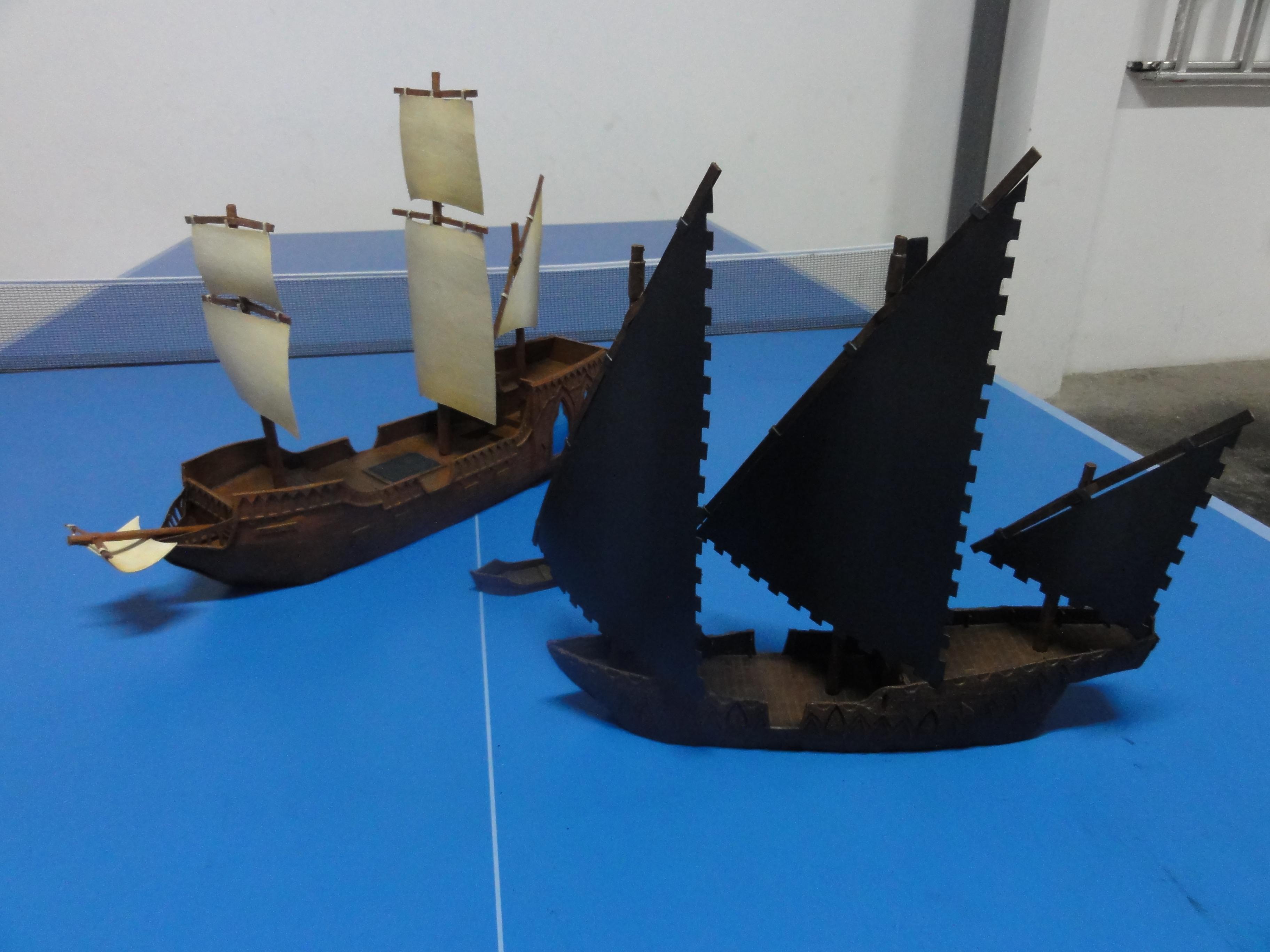 Galleon and Xebec