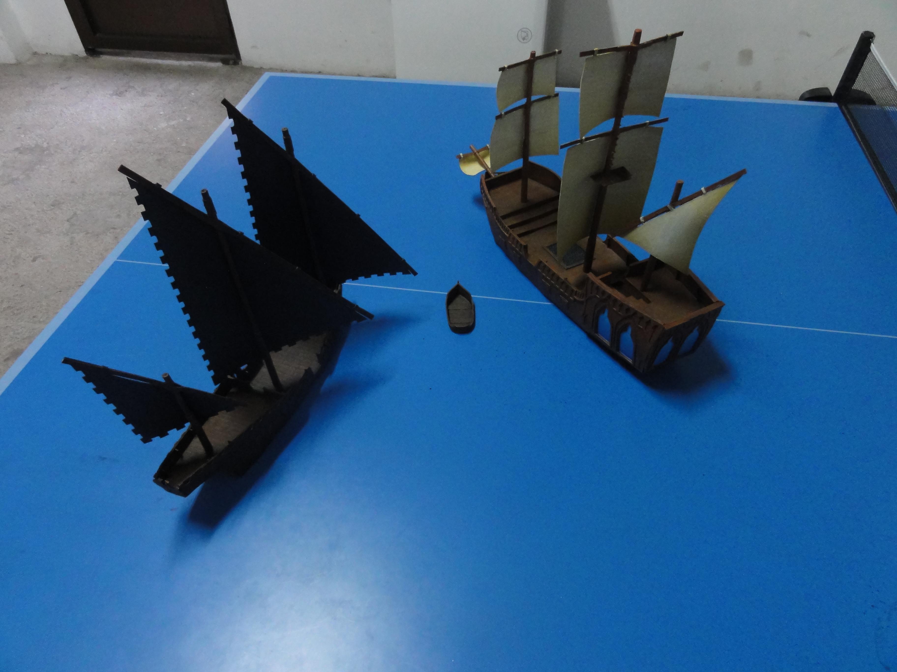 Galleon and Xebec