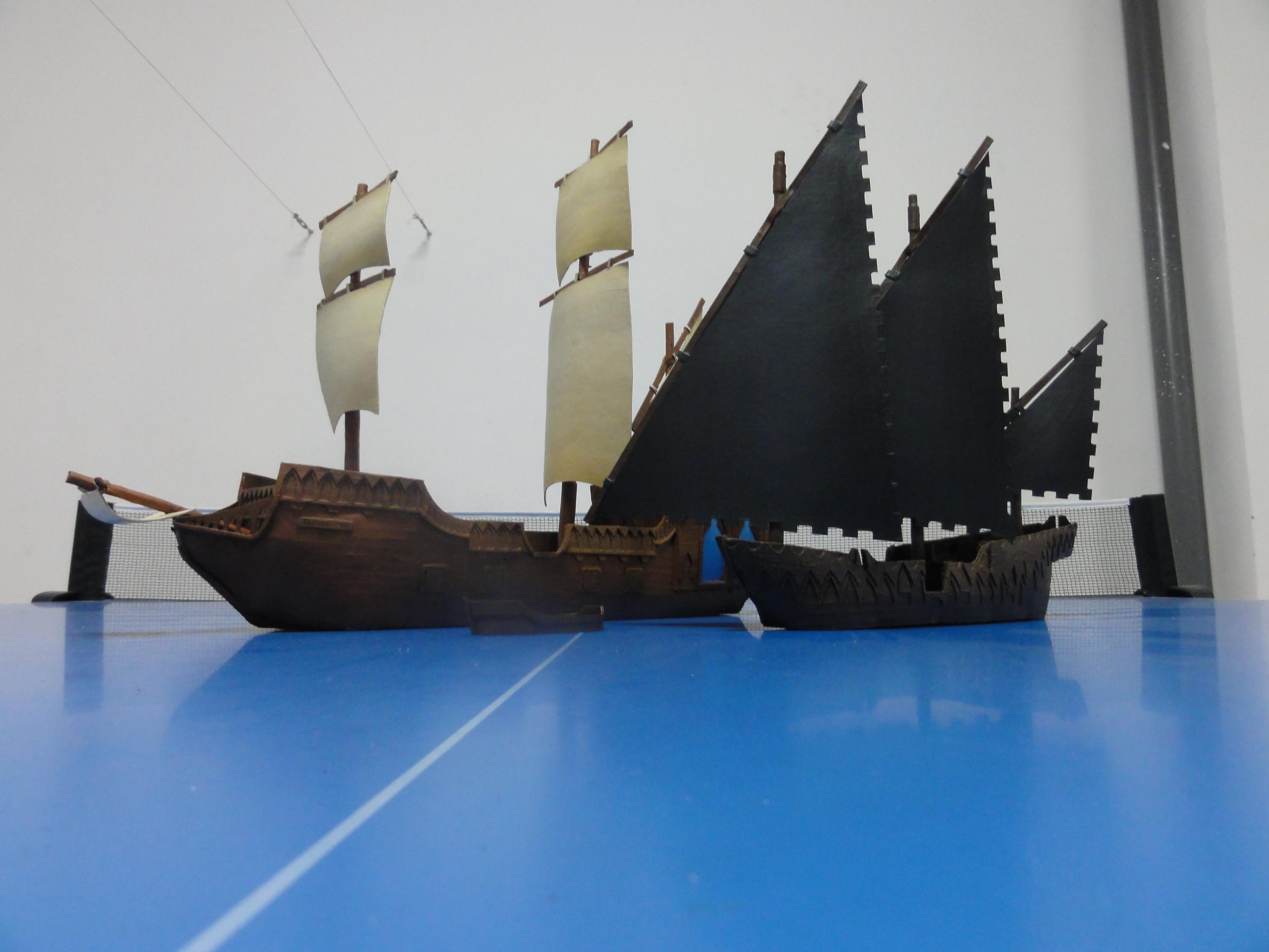 Galleon and Xebec