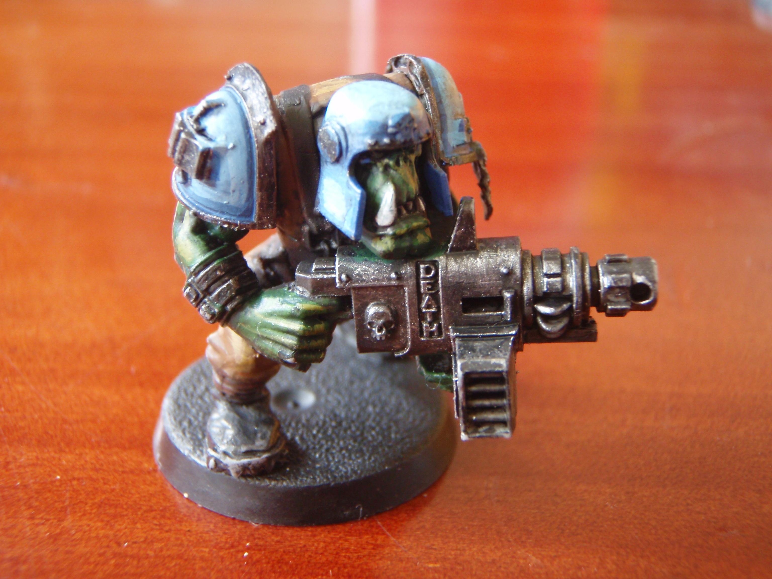 Grey Knight Orks, Looted, Ork Boy, Ork Boyz, Orks
