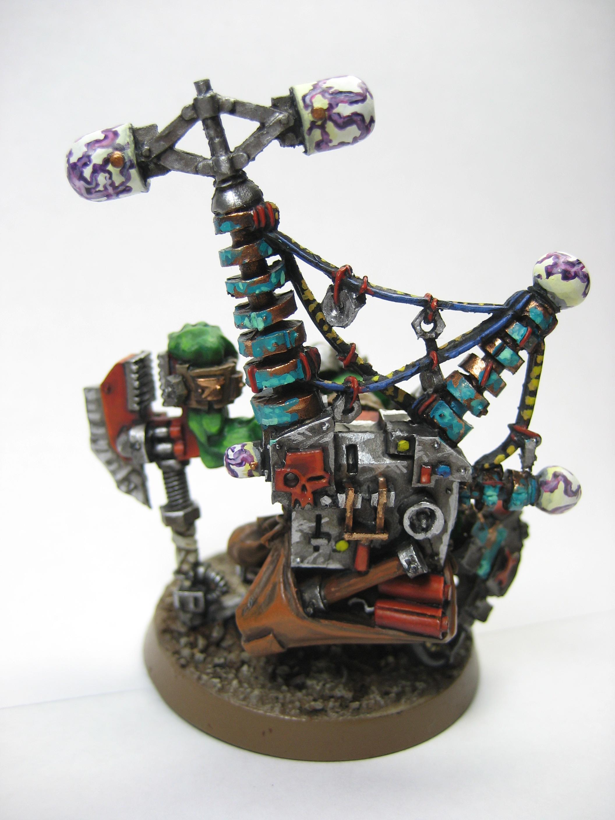 Big Mek, Kustom Force Field, Lightning, Mekboy, Verdigris