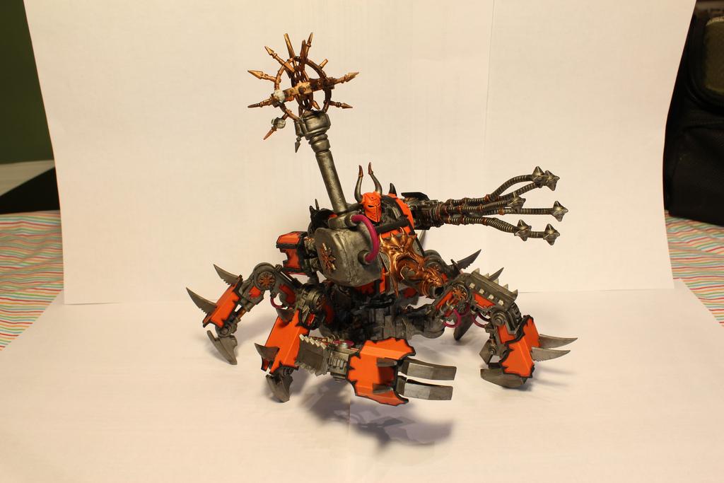 Chaos Space Marines, Defiler, Orange, Pyre