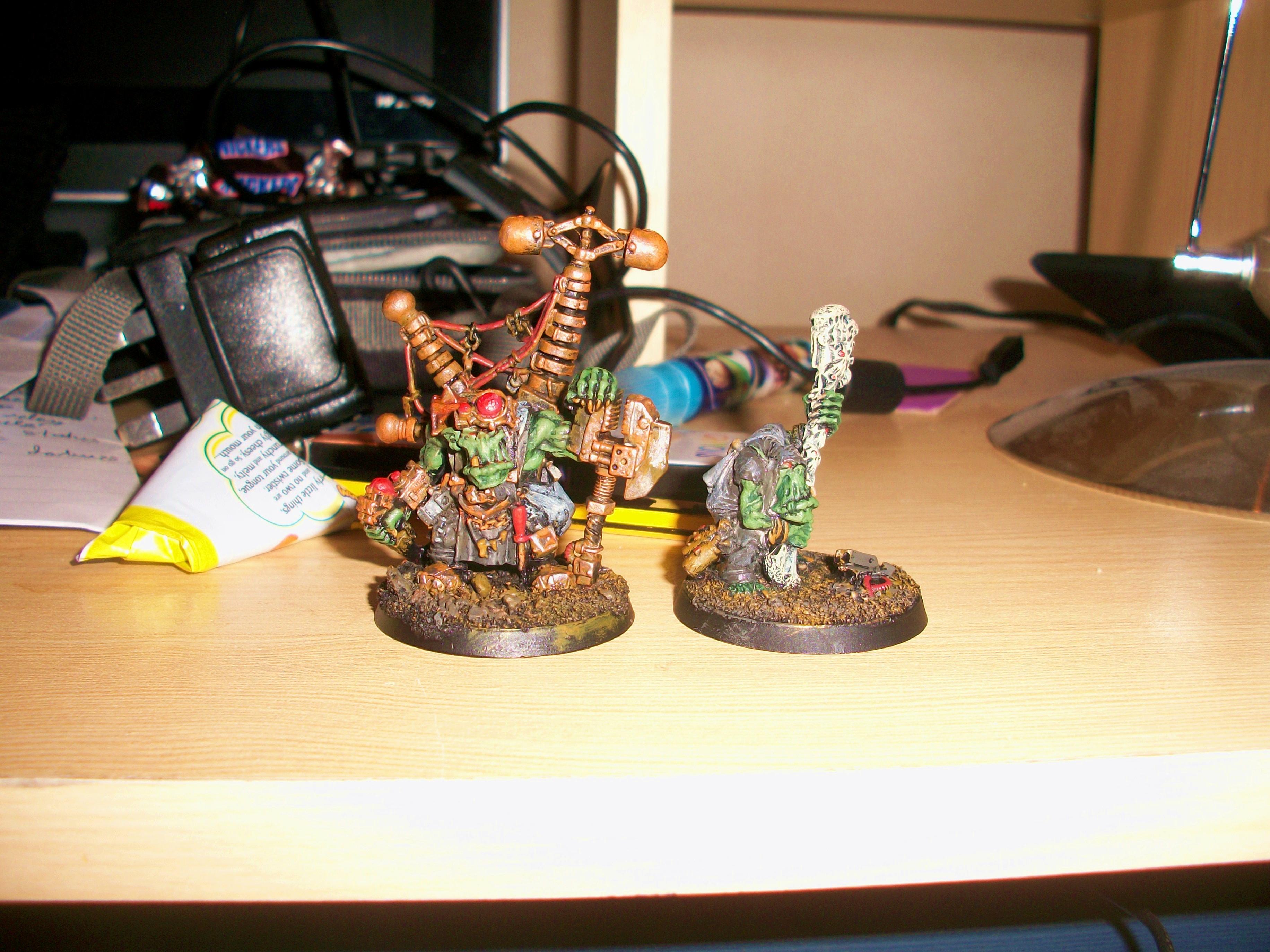 Big mek + weirdboy