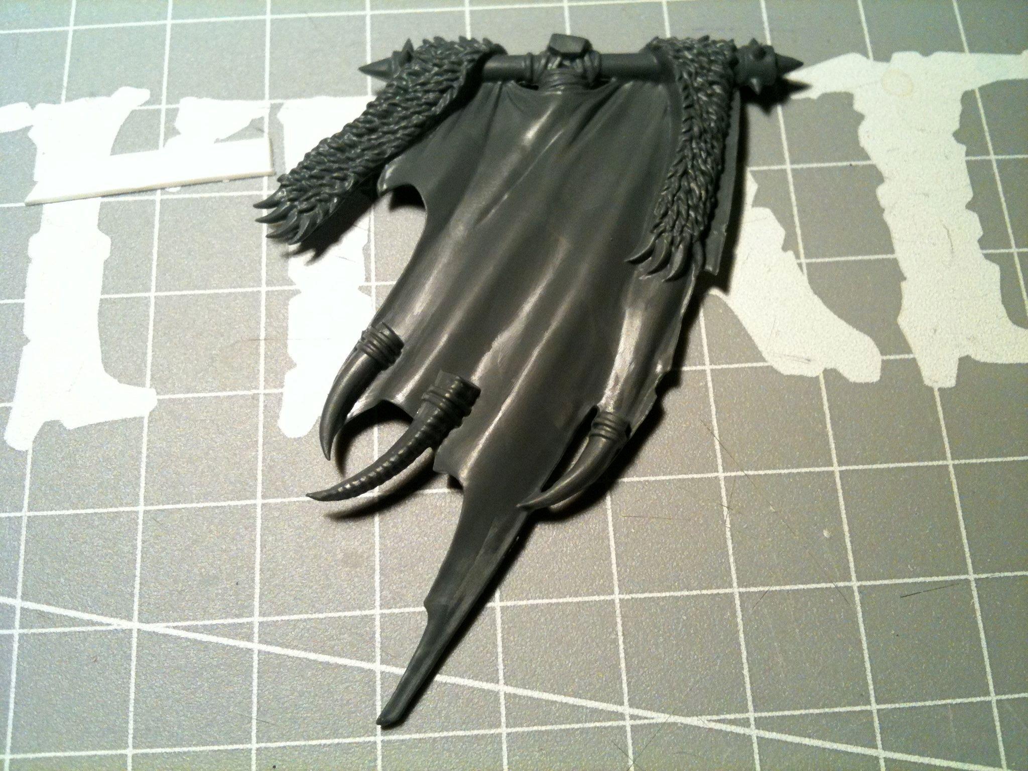 Boss Pole, Da Dark Angelz, Orks, Work In Progress