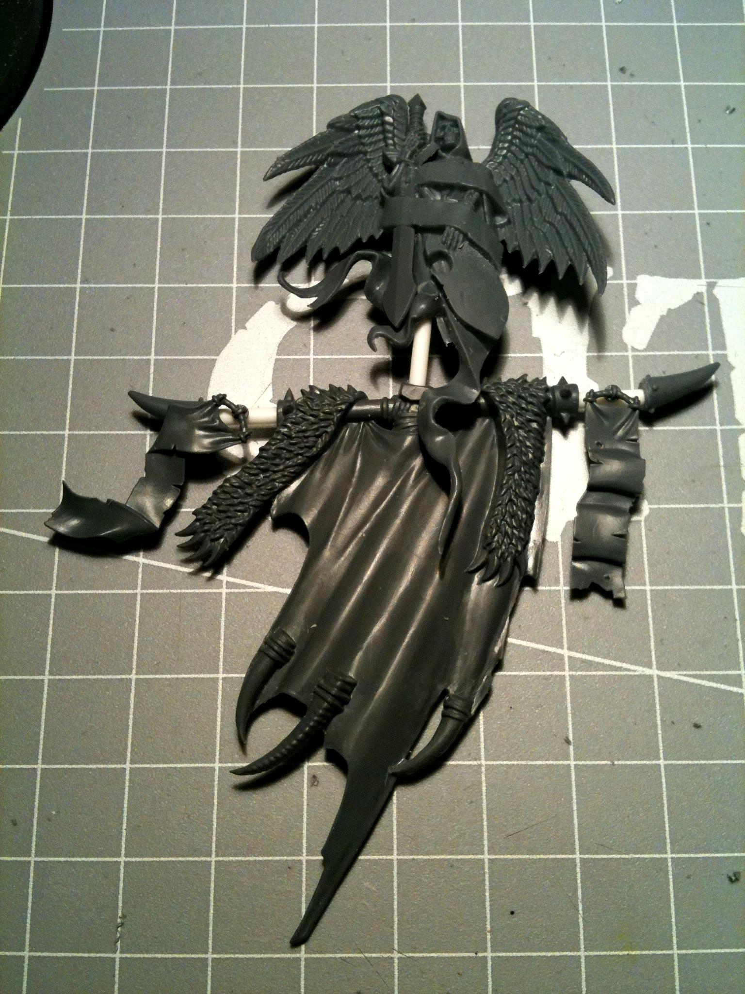 Boss Pole, Da Dark Angelz, Orks, Work In Progress