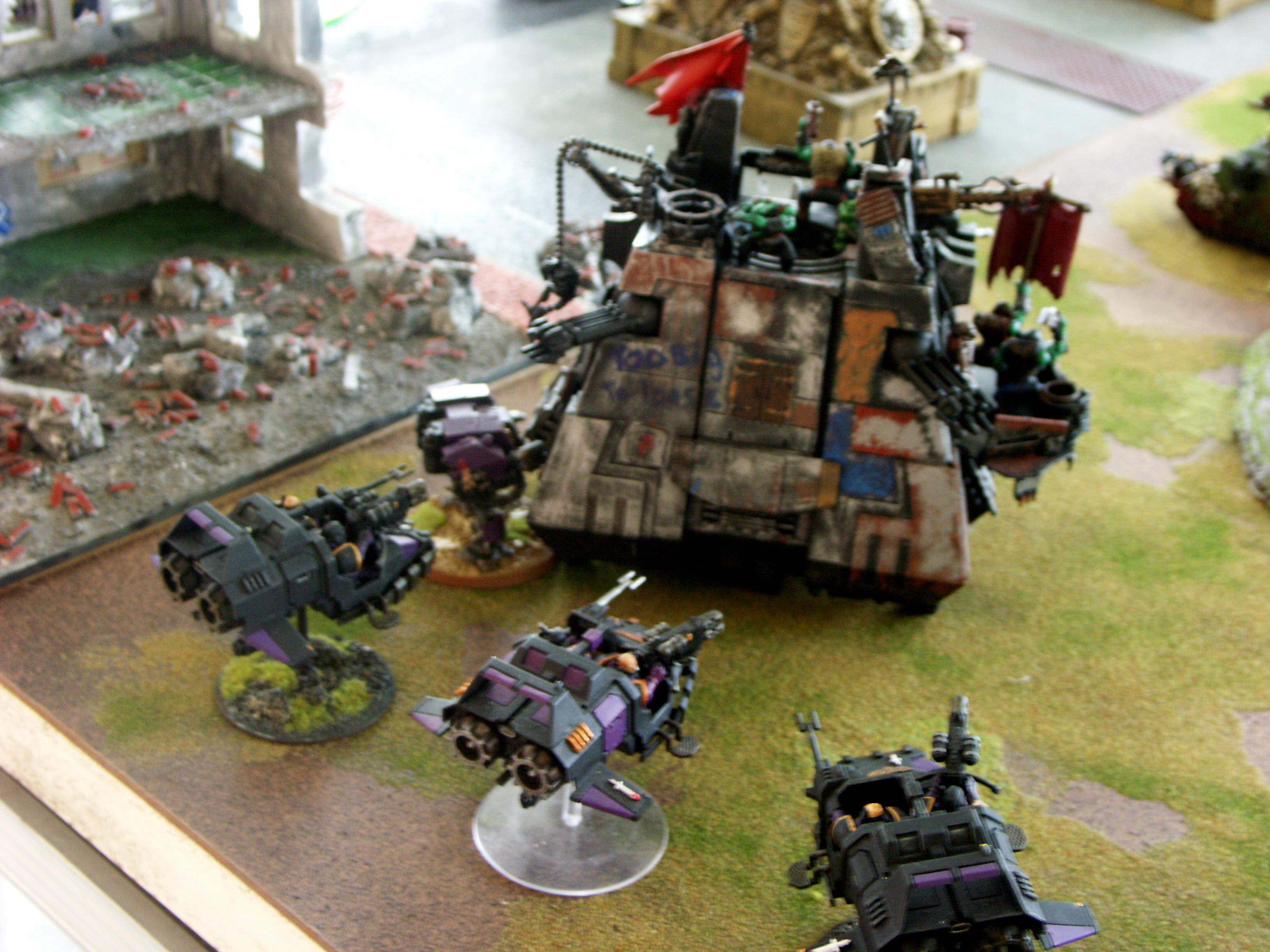 Battlewagon, Looted, Monolith, Necron Abuse, Orks