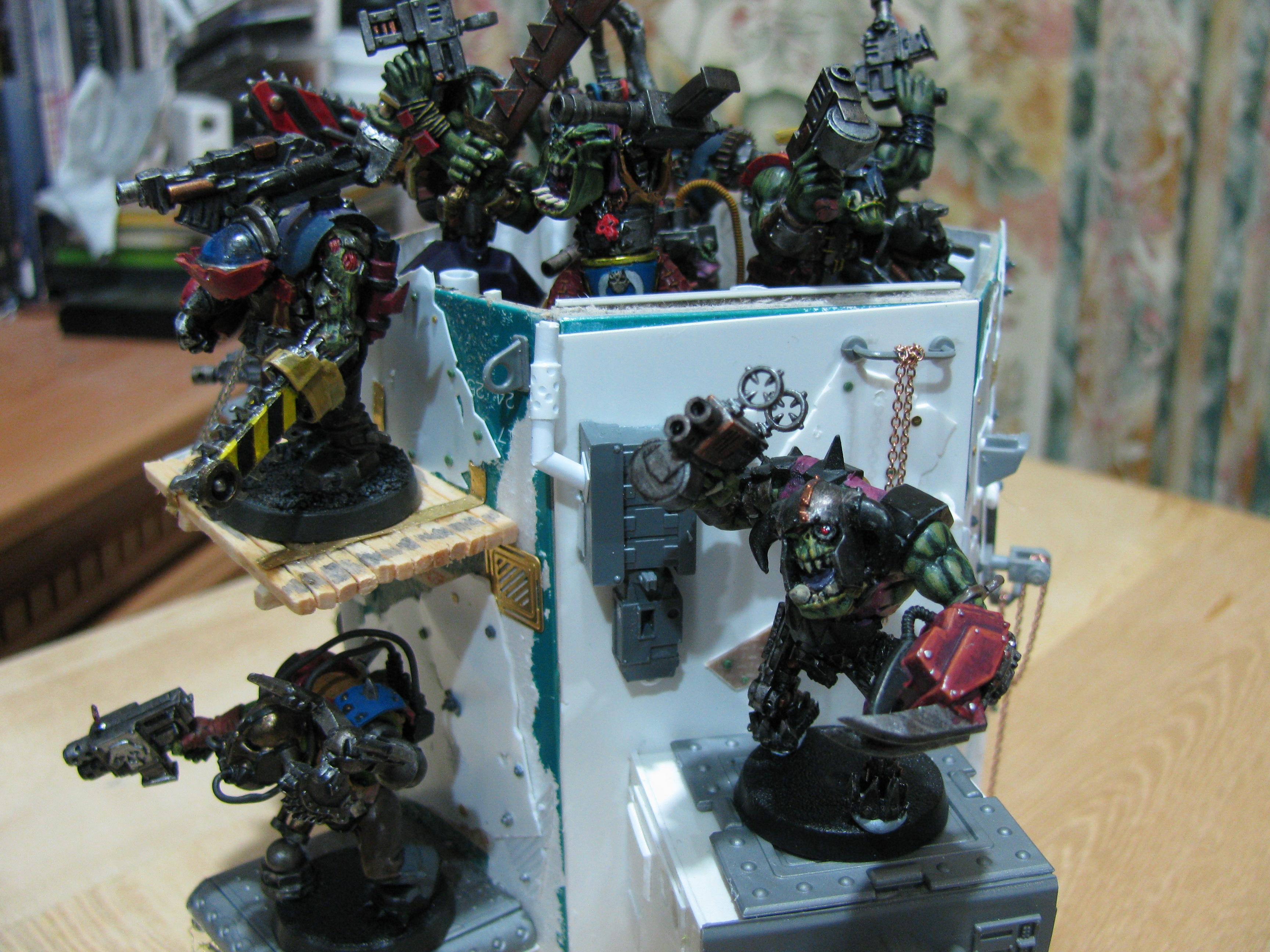 Conversion, Cyborks, Orks, Terrain, Warhammer 40,000