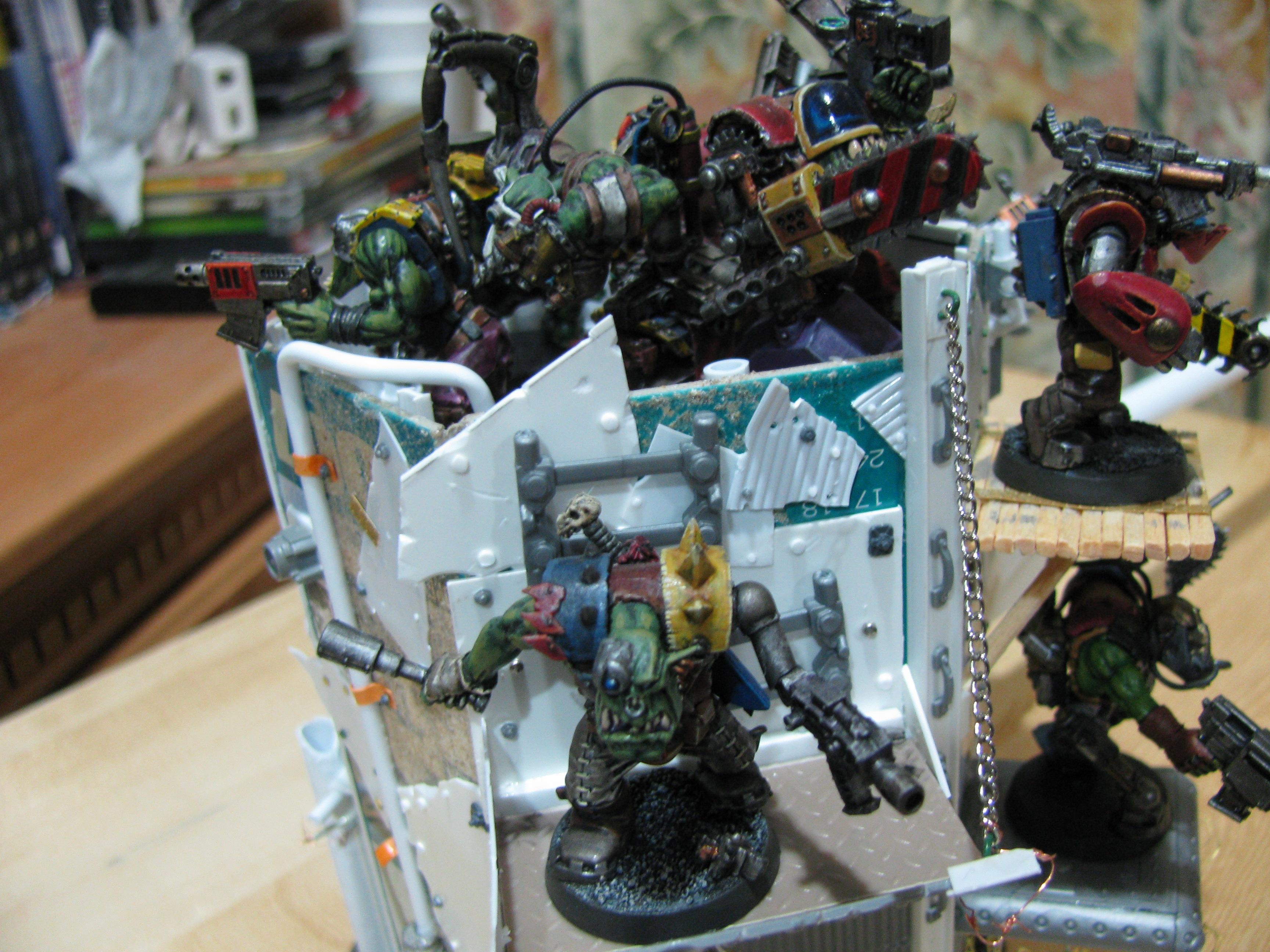 Conversion, Cyborks, Orks, Terrain, Warhammer 40,000