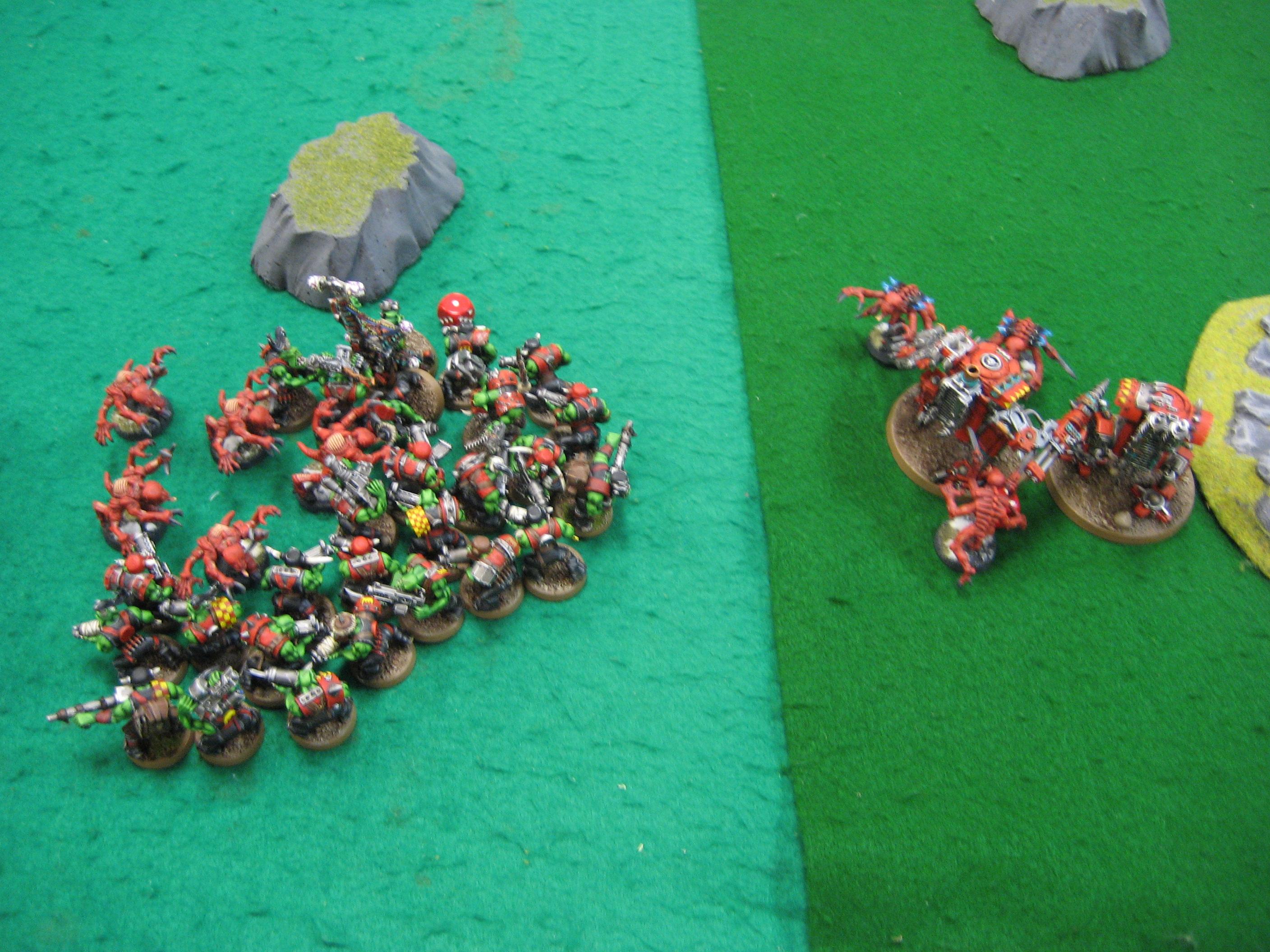 Battle Report, Genestealer, Orks, Tyranids